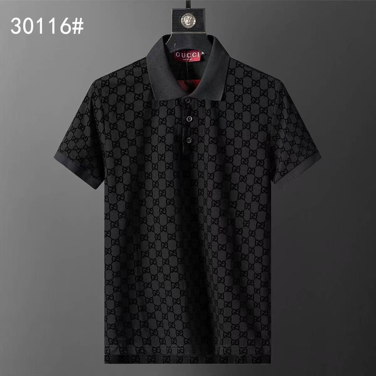 Guc Black Polo Shirt