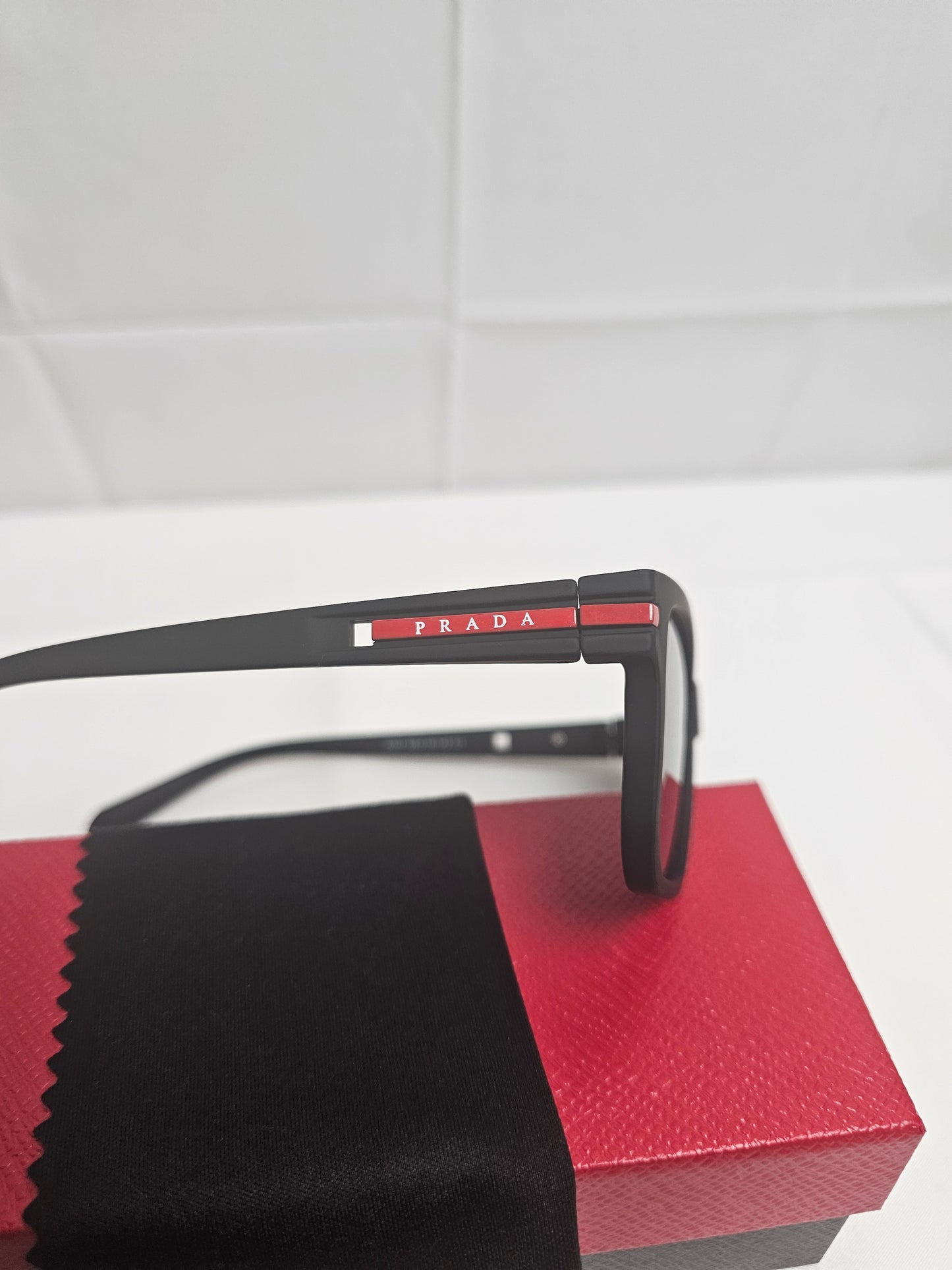 Prad Red Accent Sunglasses