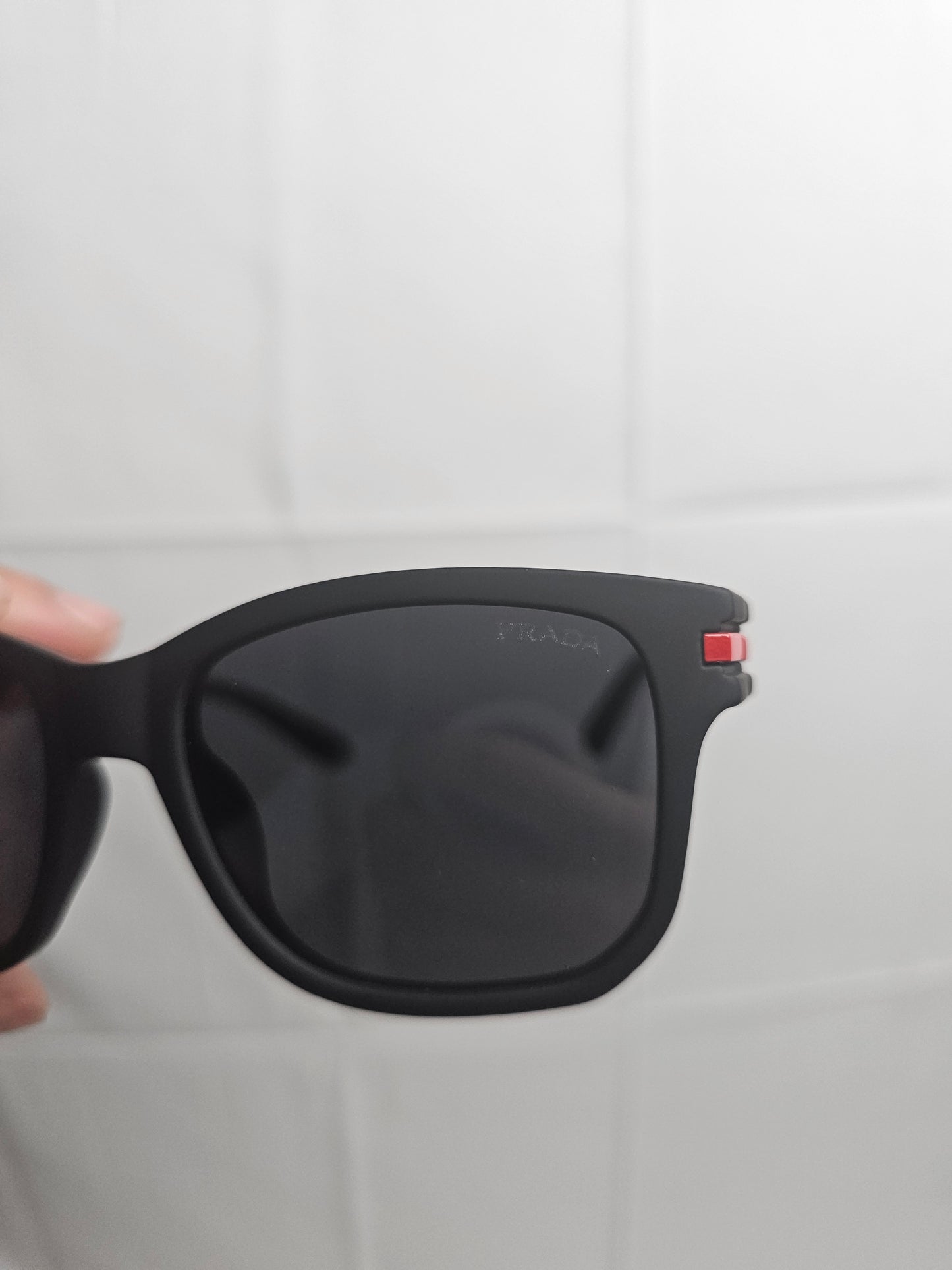 Prad Red Accent Sunglasses