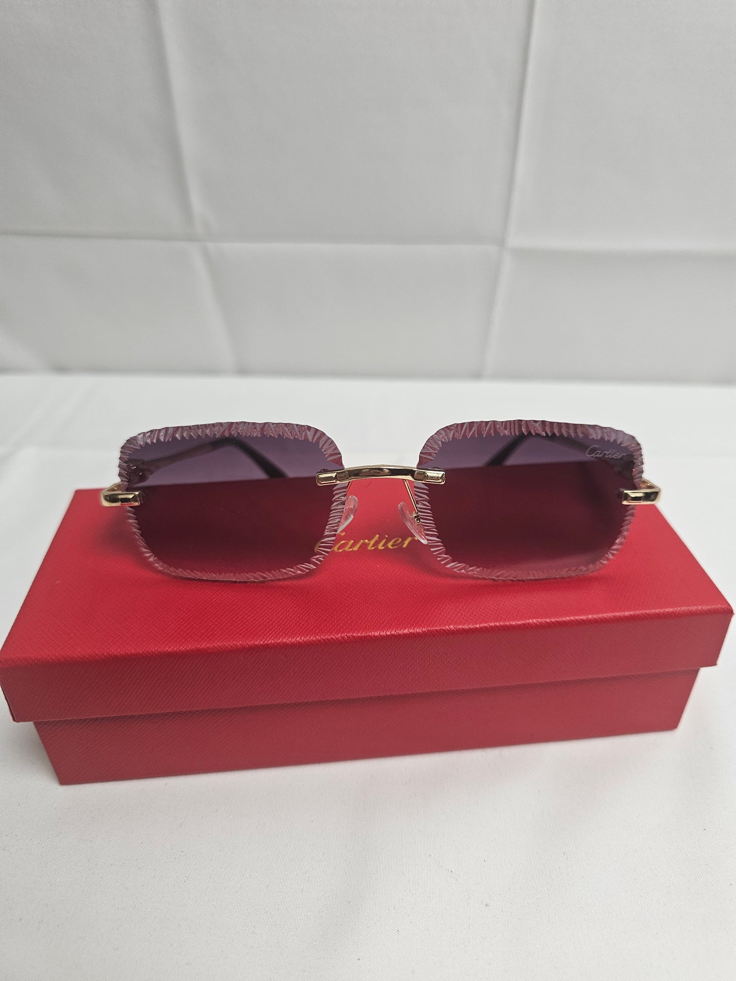 Cart Purple Diamond Frame Sunglasses