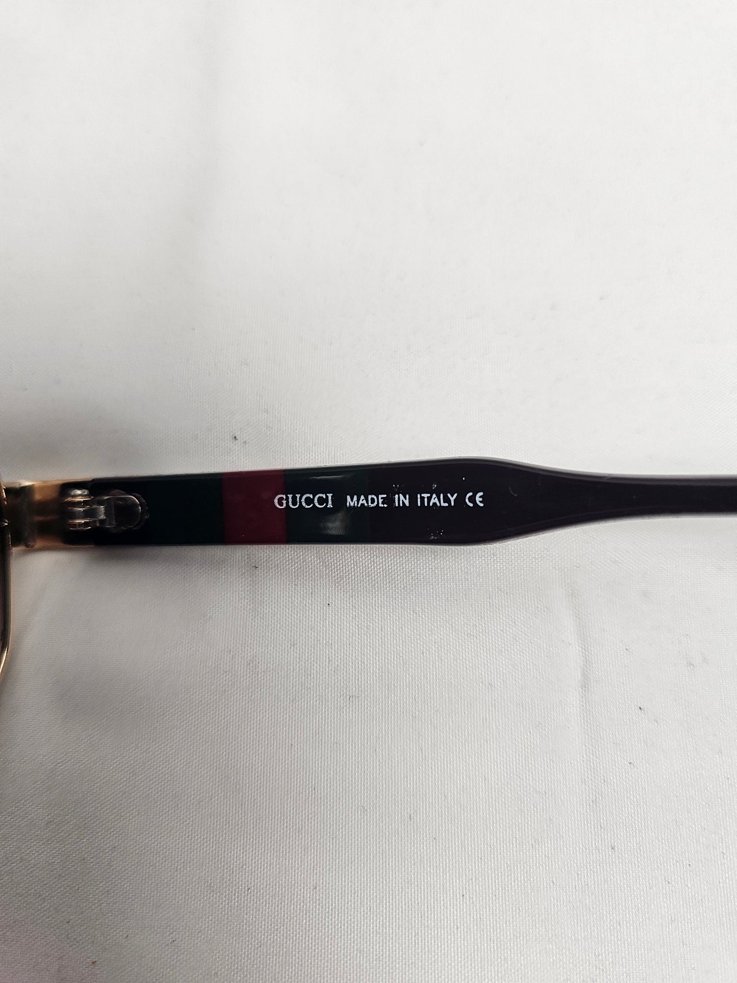 Guc Purple Logo Print Sunglasses