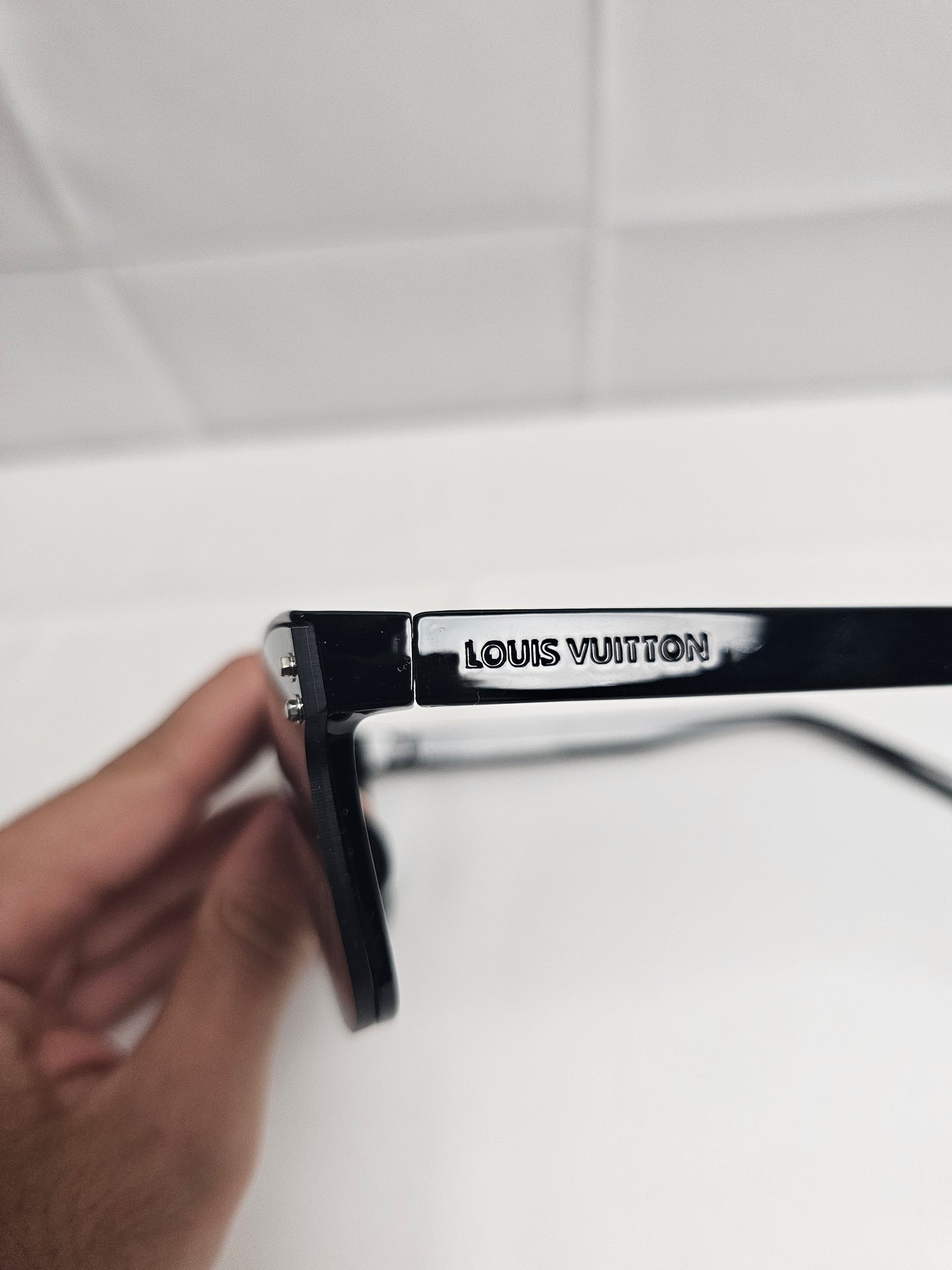 Loui Small Logo Print Sunglasses