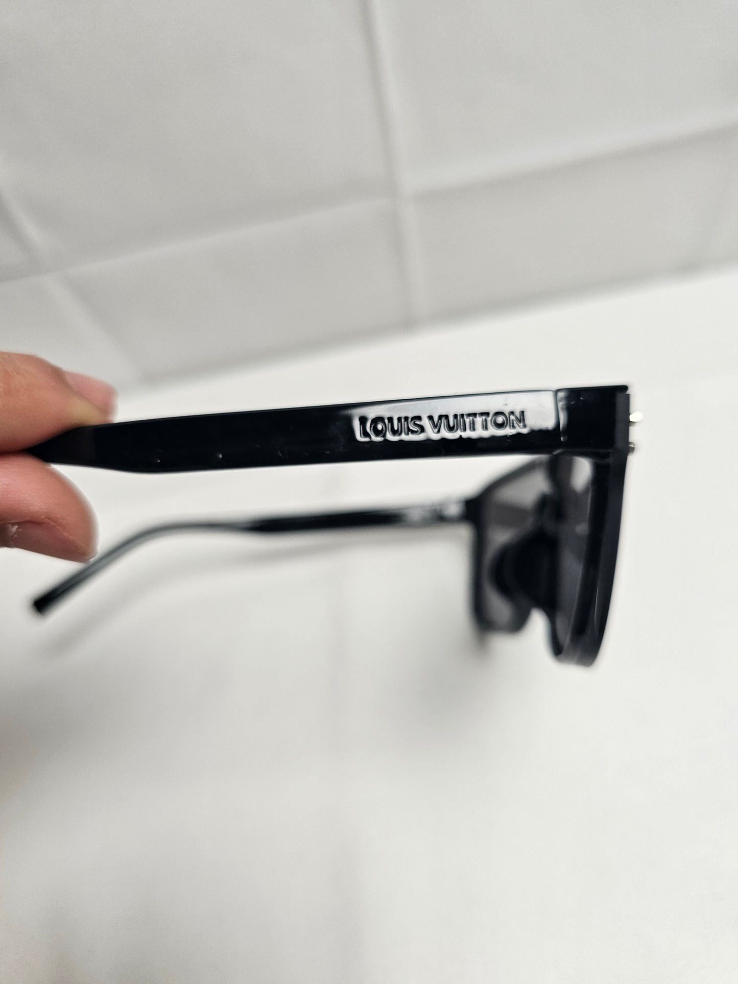 Loui Small Logo Print Sunglasses