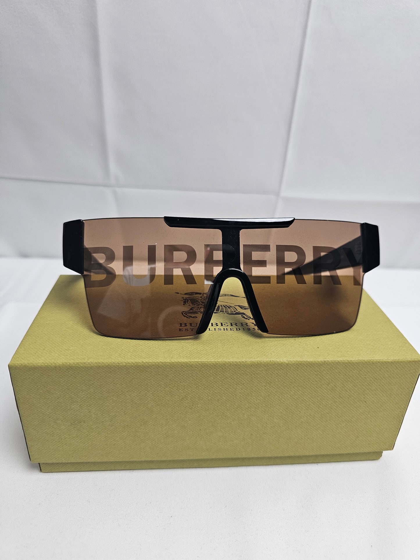 Burb Big Logo Orange Sunglasses