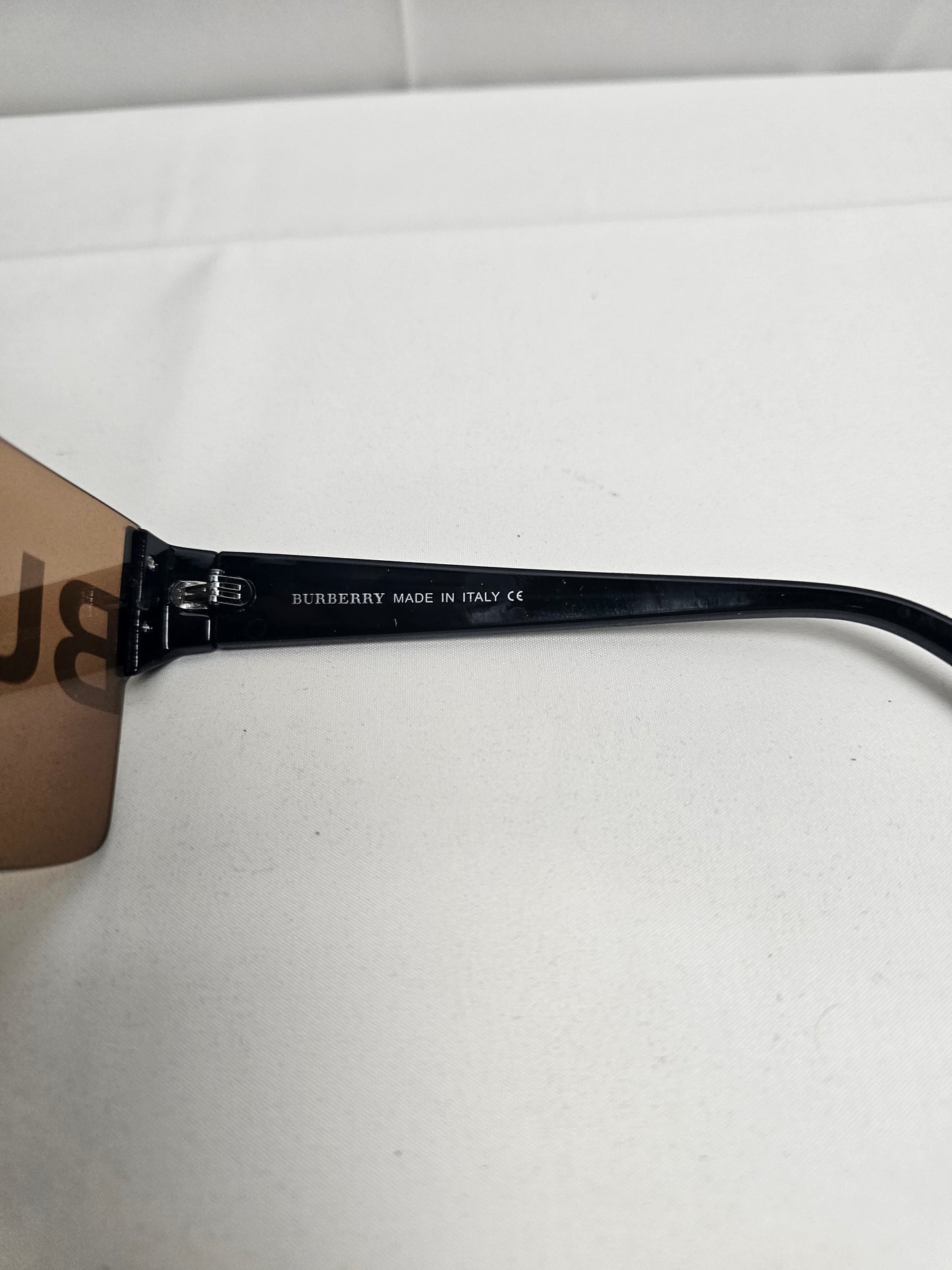 Burb Big Logo Orange Sunglasses