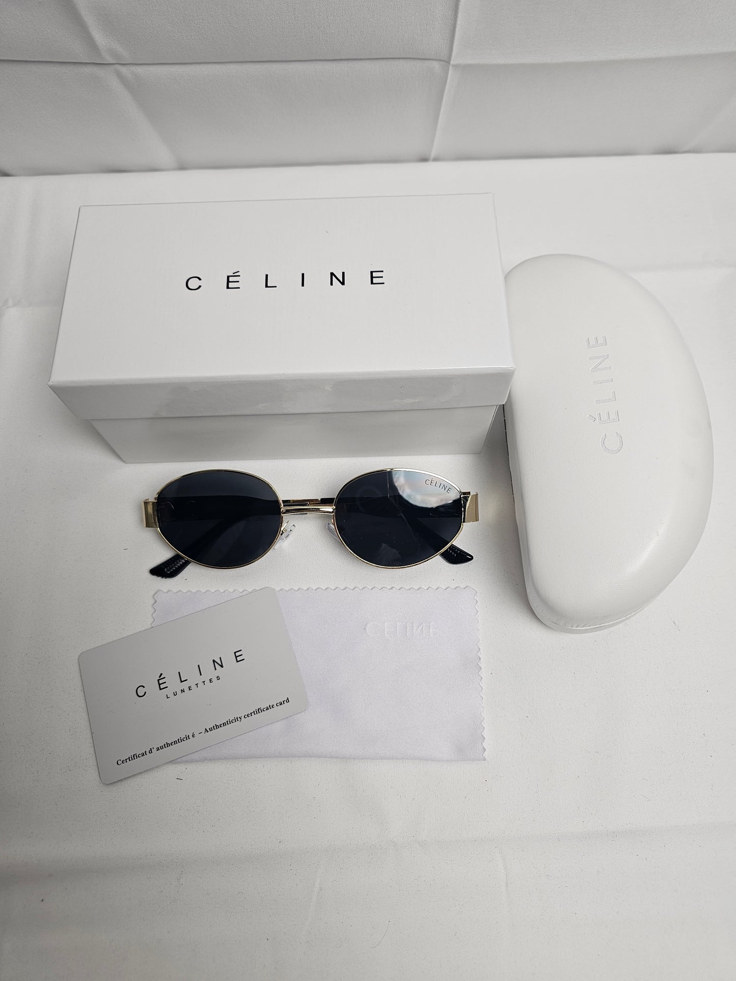 Celi Gold Frame Sunglasses