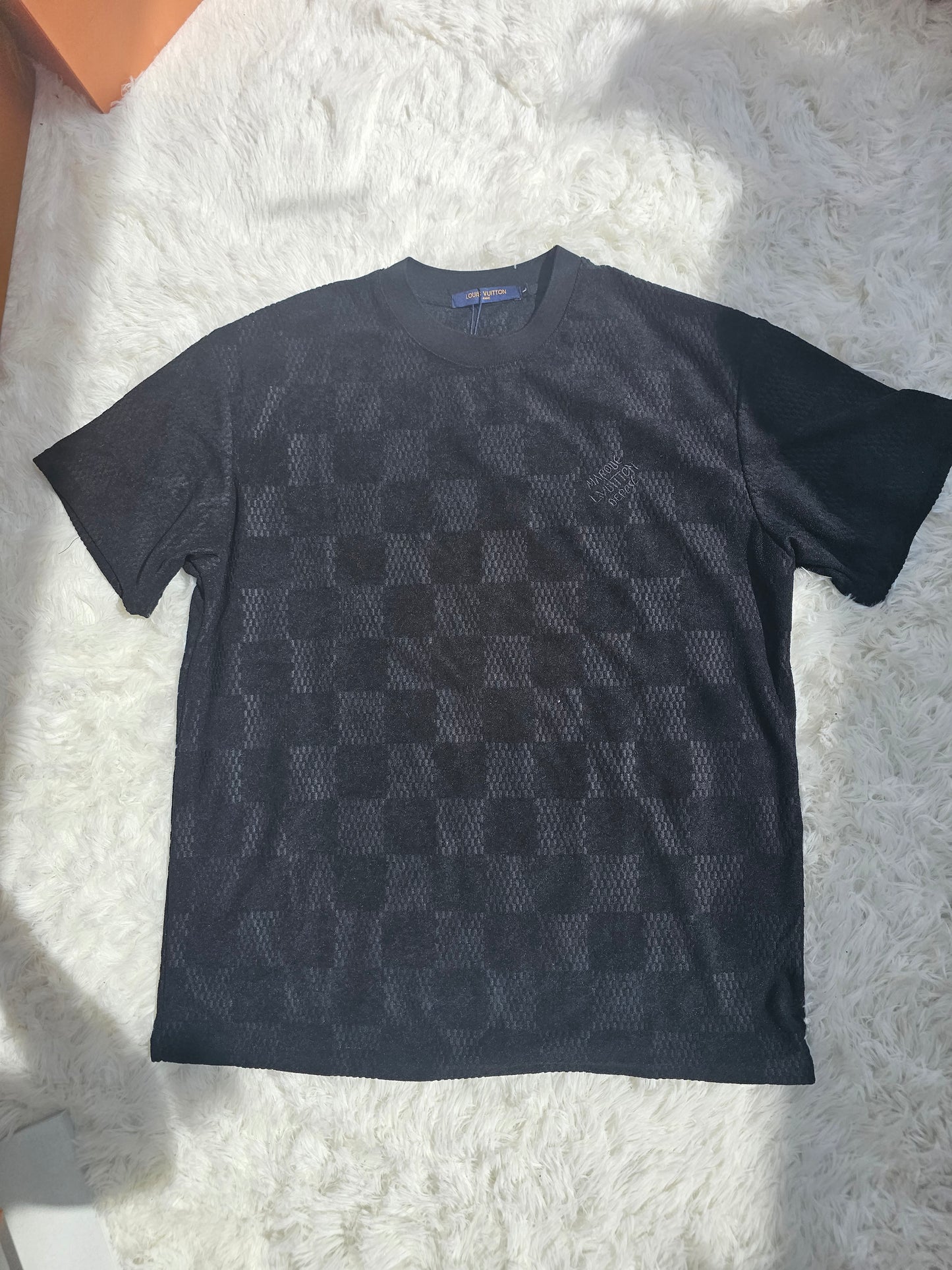 Loui Black Checkered Short Set