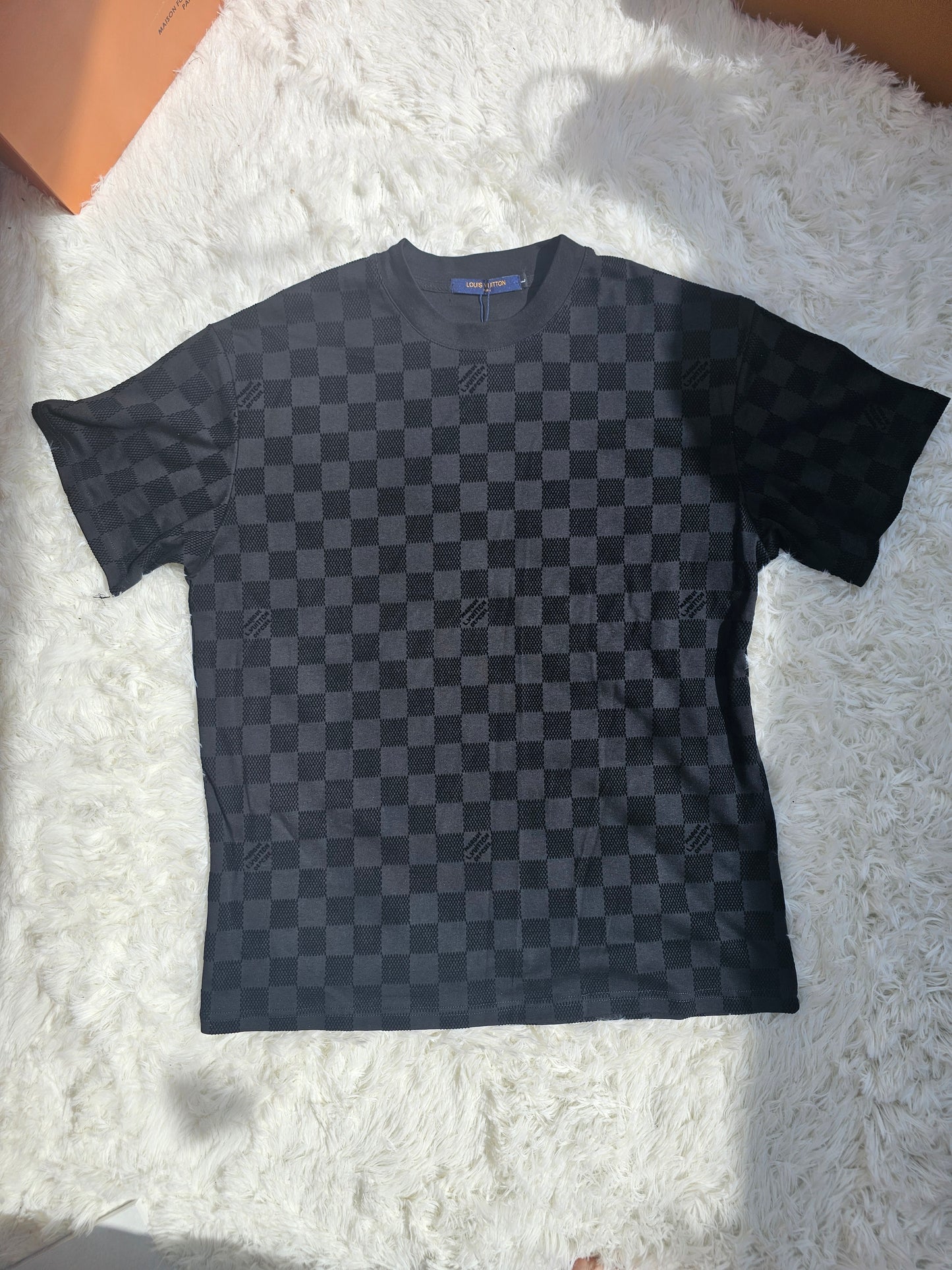 Loui Black Checkered Short Set