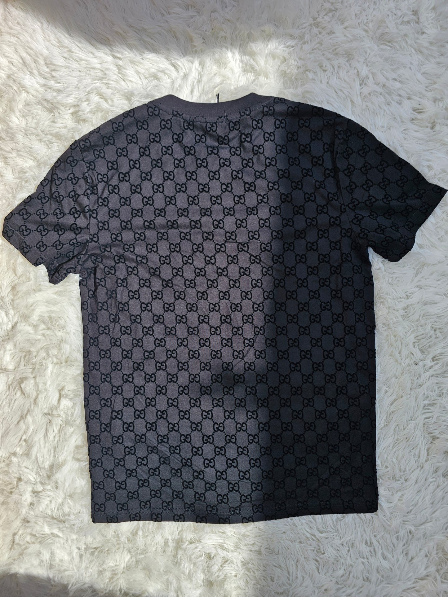Guc Black Logo Short Set