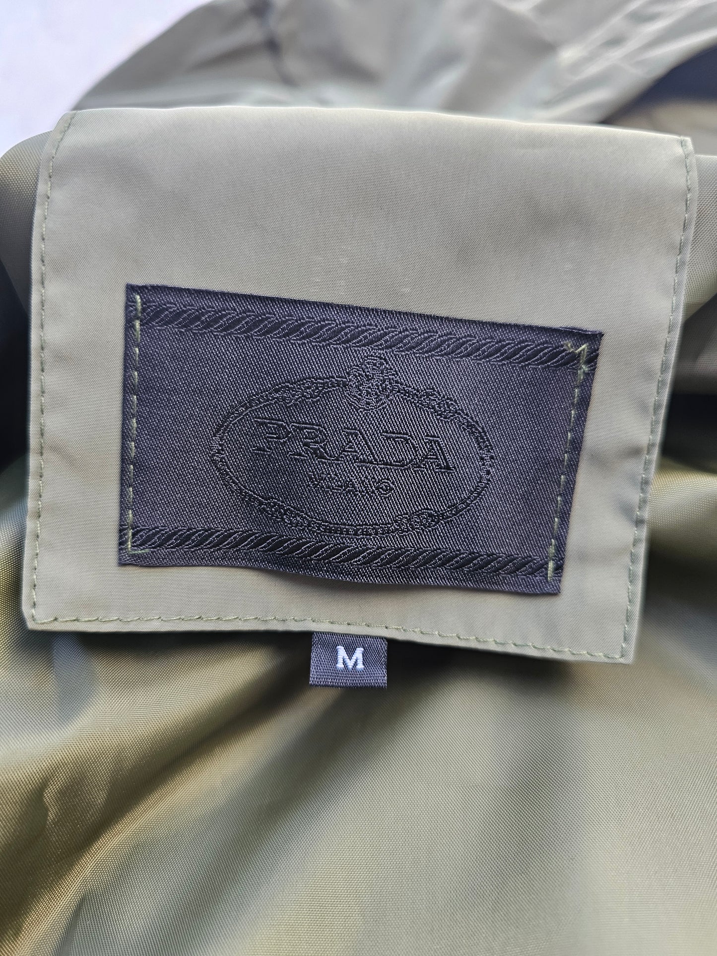Prad Green Windbreaker