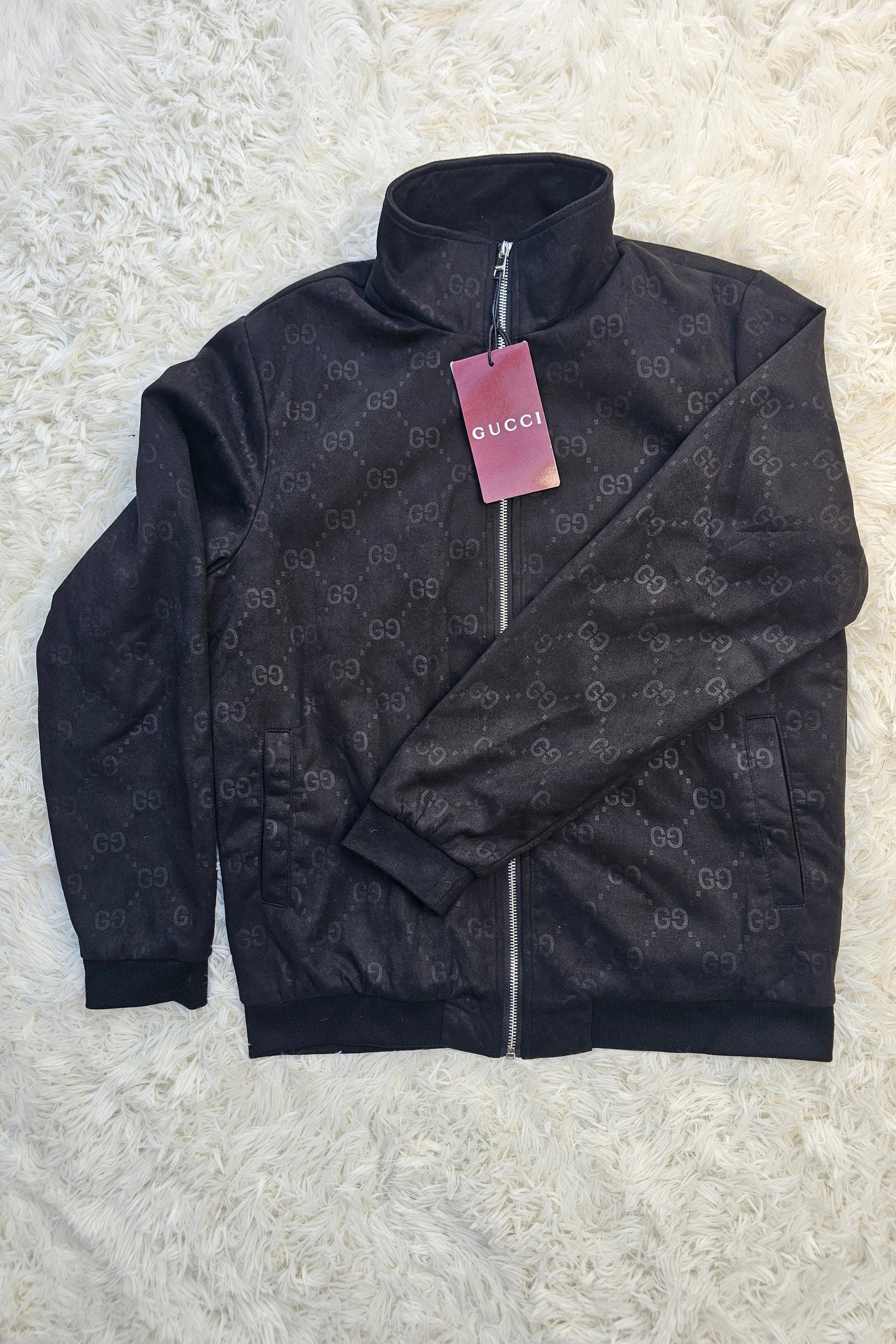 Guc Black Windbreaker