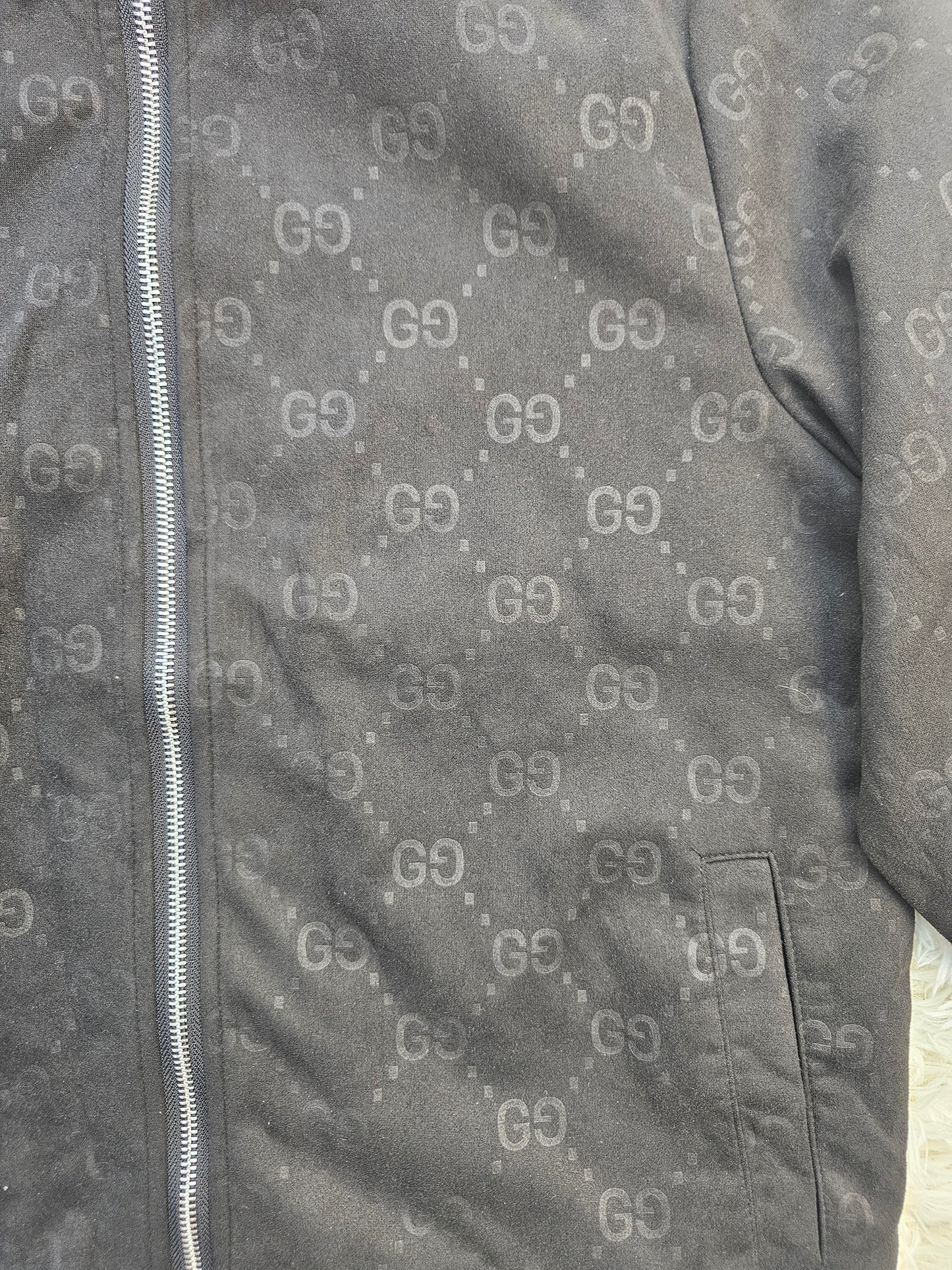 Guc Black Windbreaker
