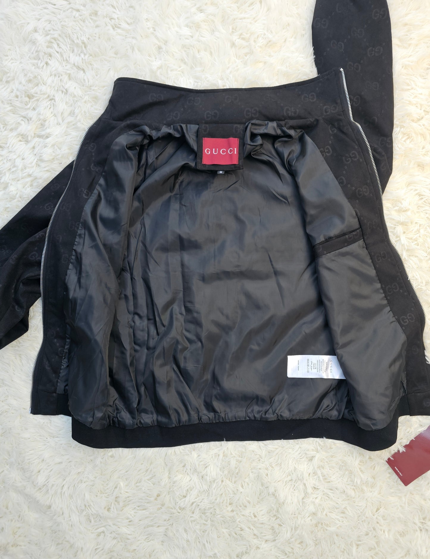 Guc Black Windbreaker