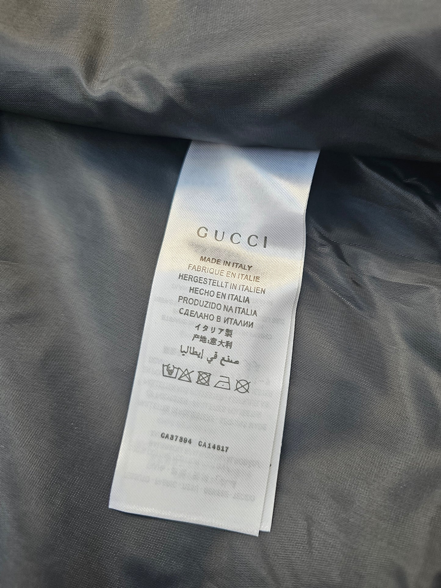 Guc Black Windbreaker