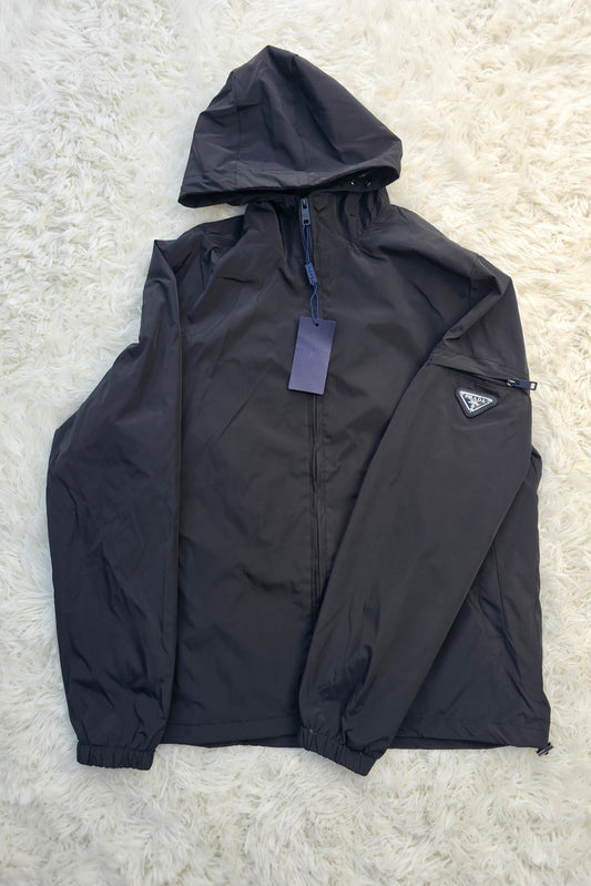 Prad Black Windbreaker