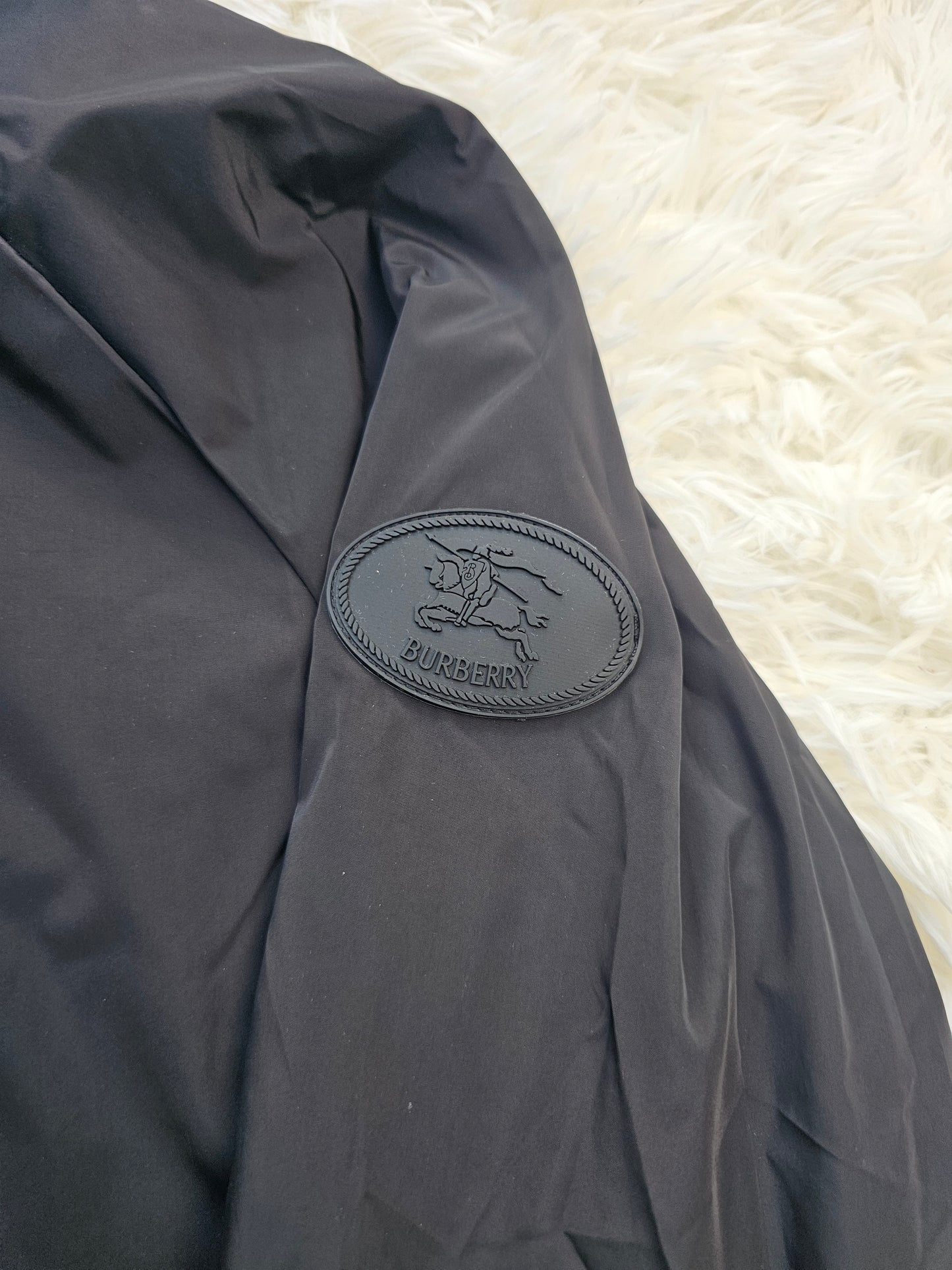Burb Black Windbreaker