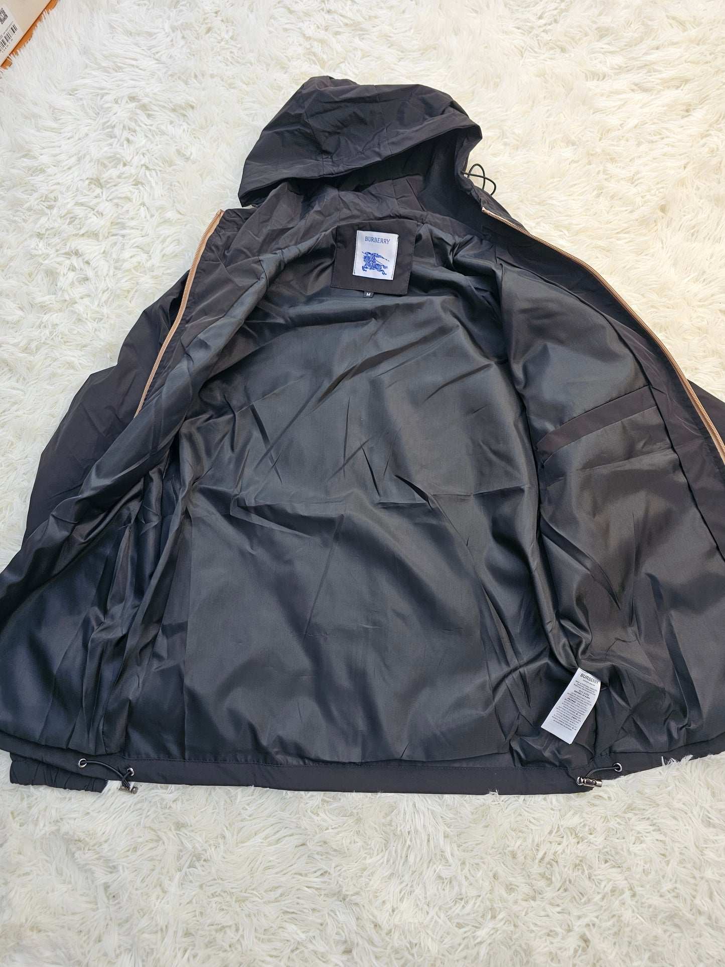 Burb Black Windbreaker