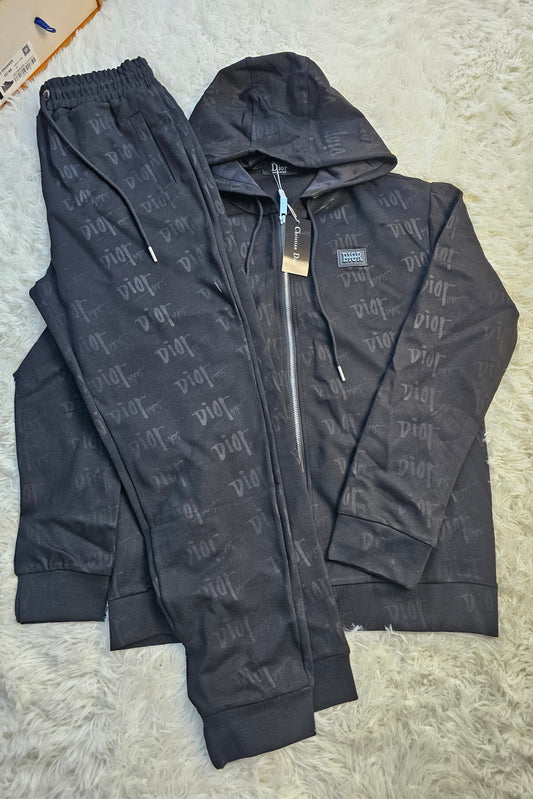 Dor Black Logo Tracksuit