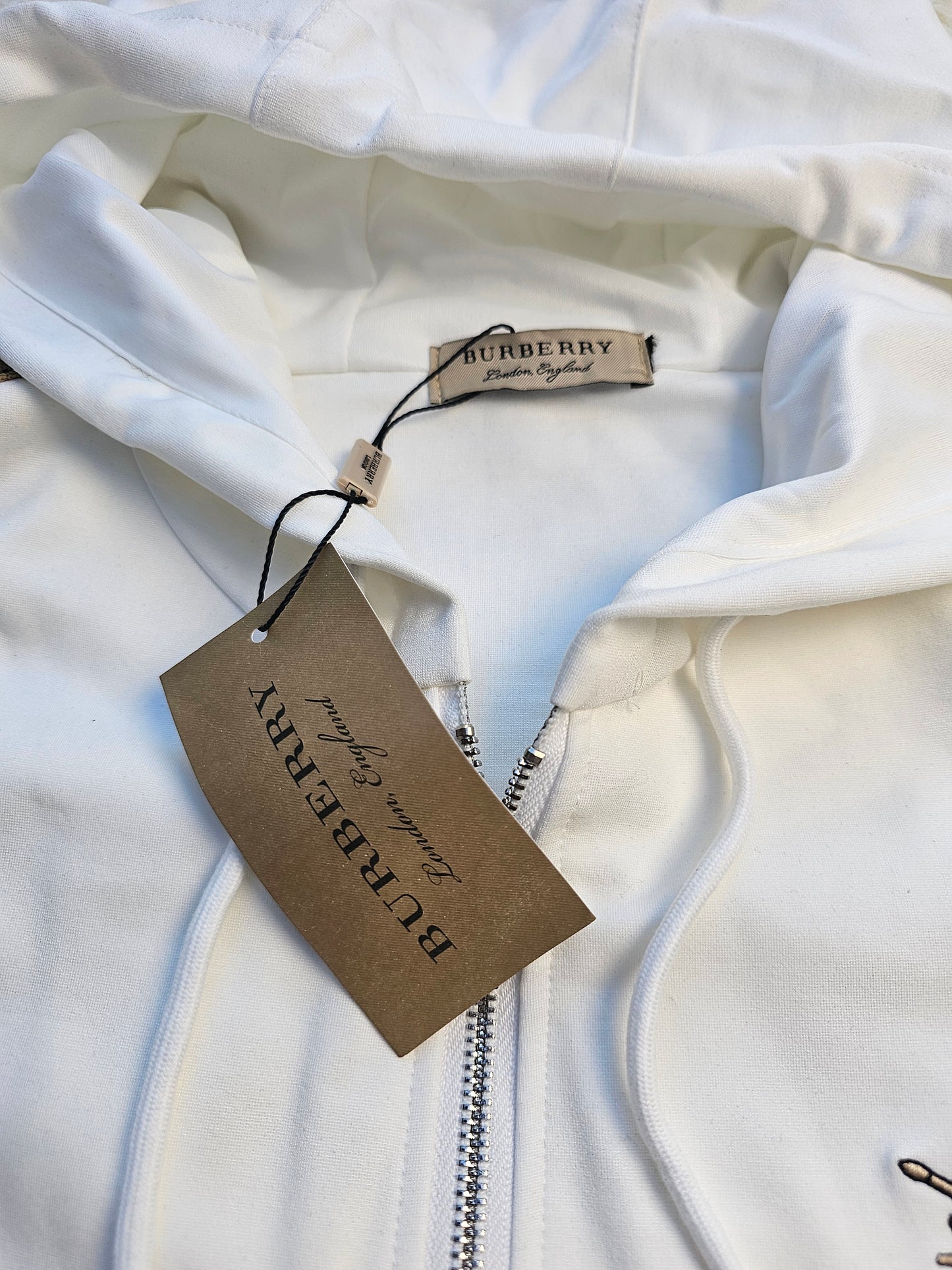 Burb White Logo Tracksuit