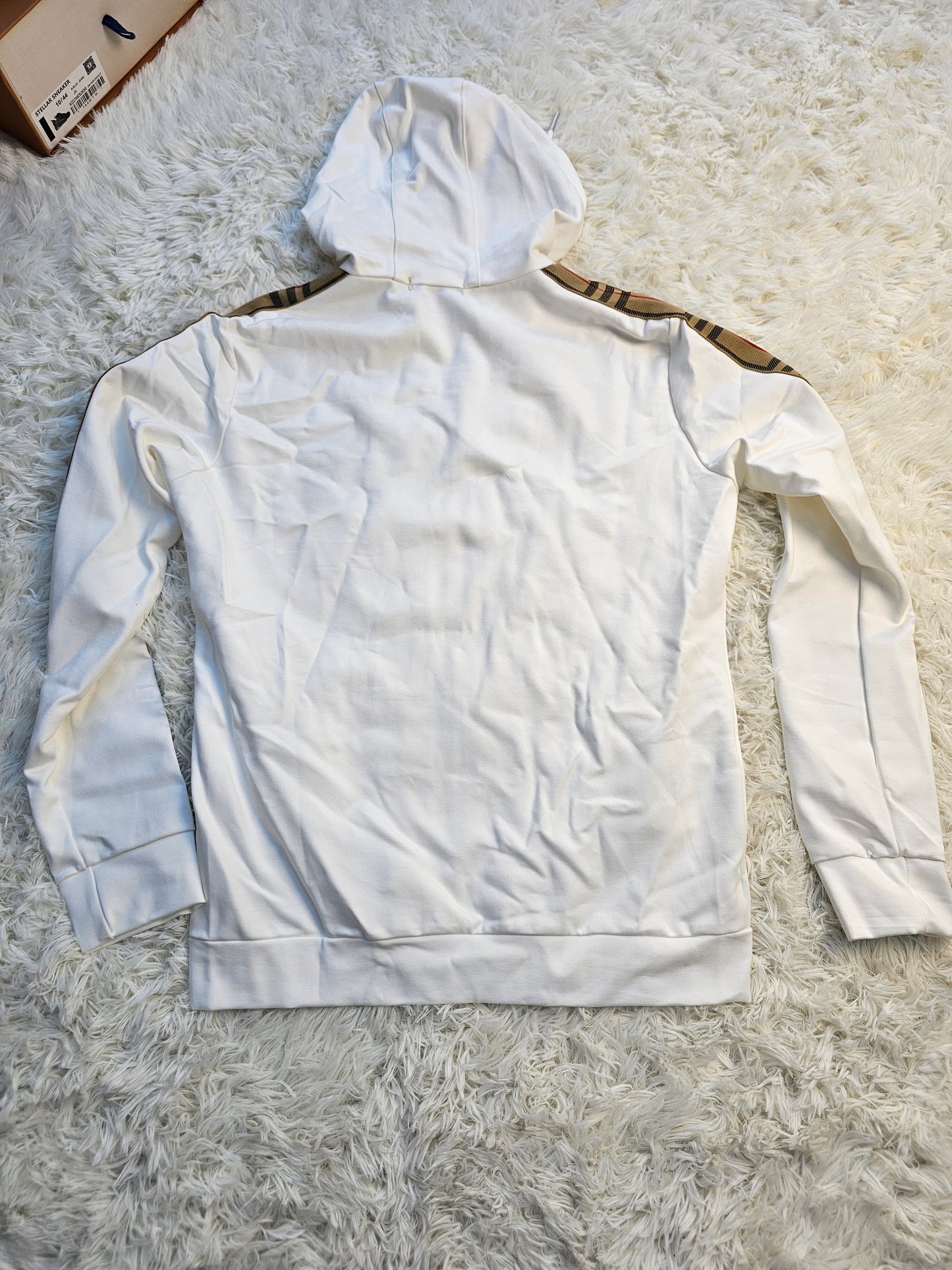 Burb White Logo Tracksuit