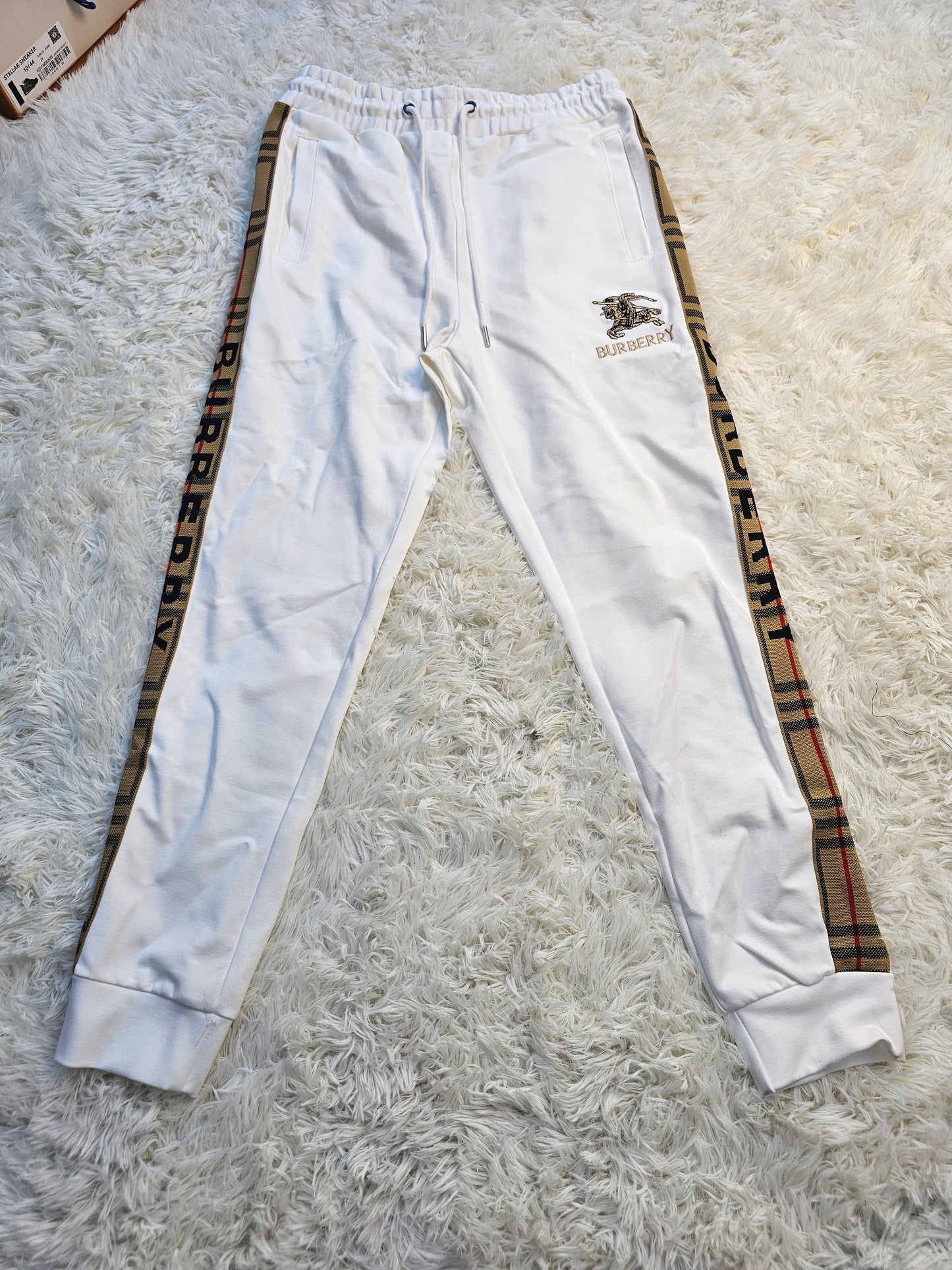 Burb White Logo Tracksuit