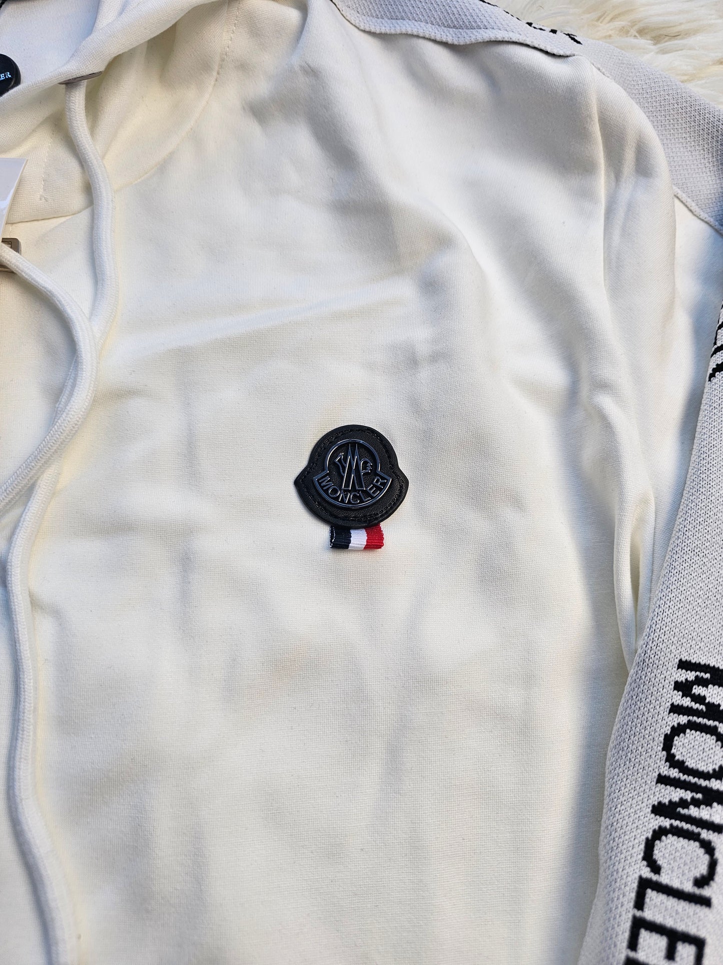 Mon White Logo Tracksuit