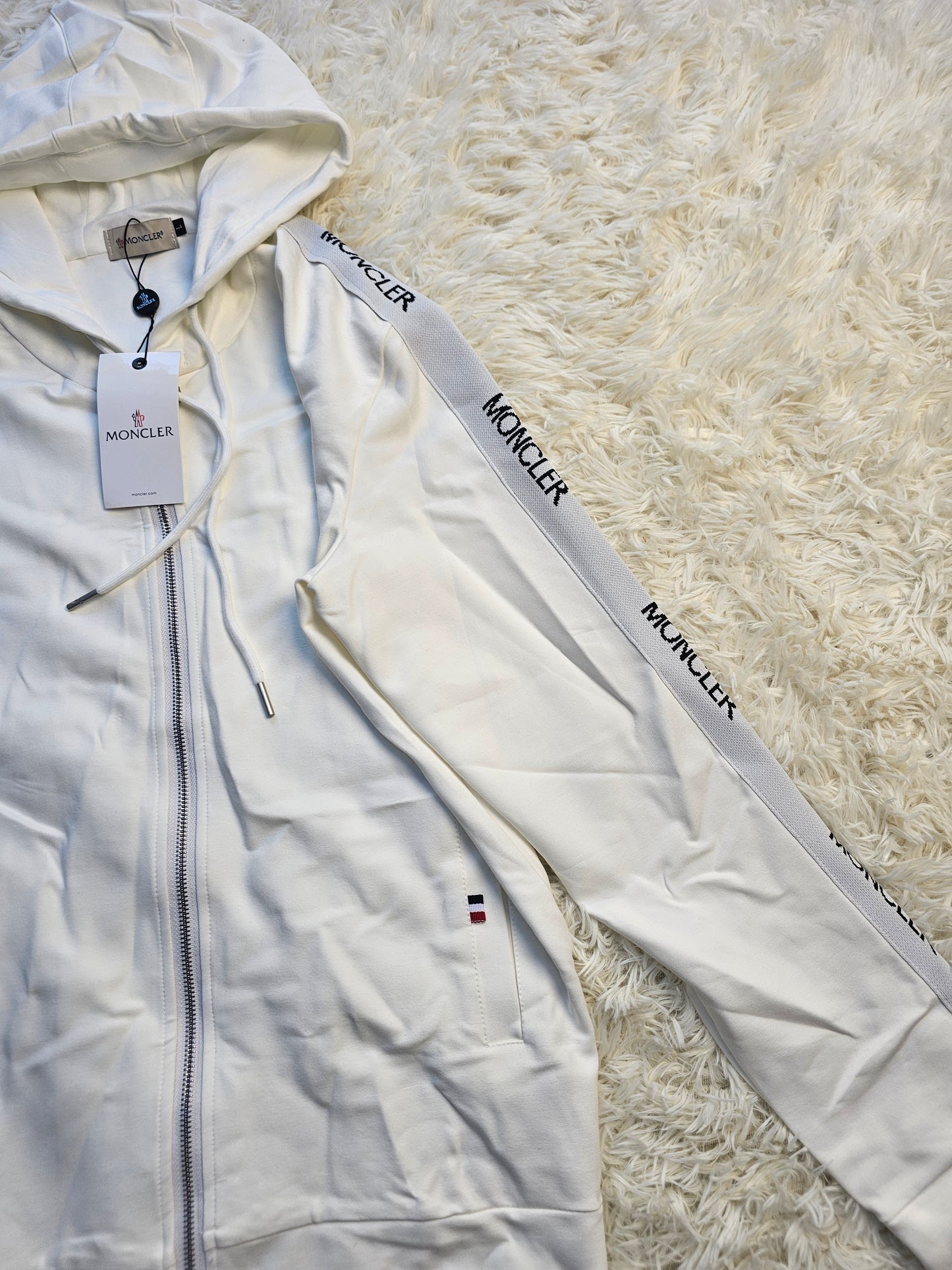 Mon White Logo Tracksuit