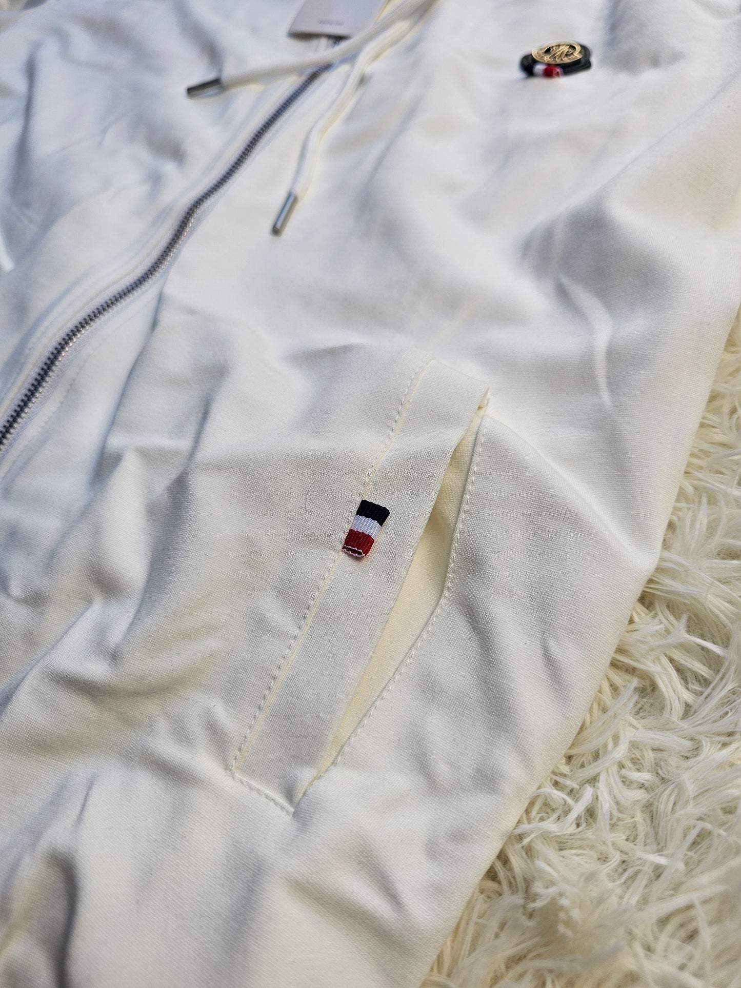 Mon White Logo Tracksuit