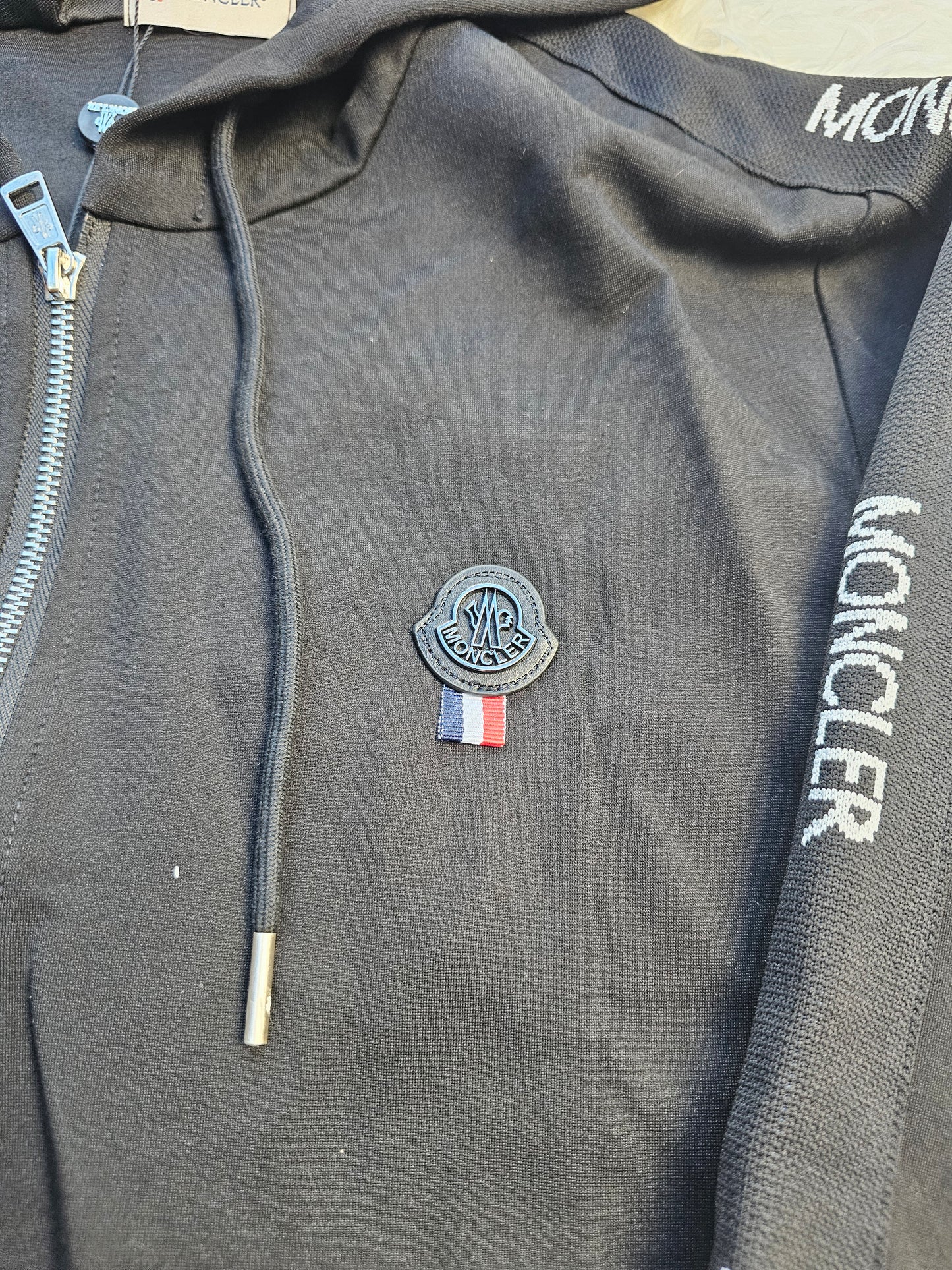 Mon Black Logo Tracksuit