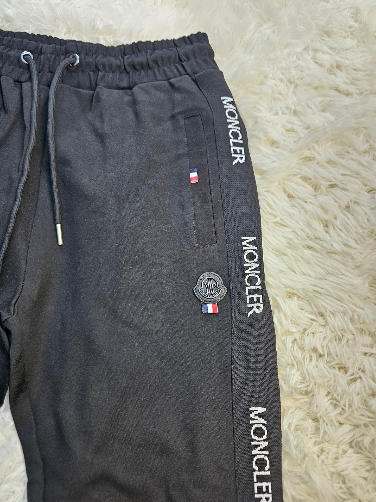 Mon Black Logo Tracksuit