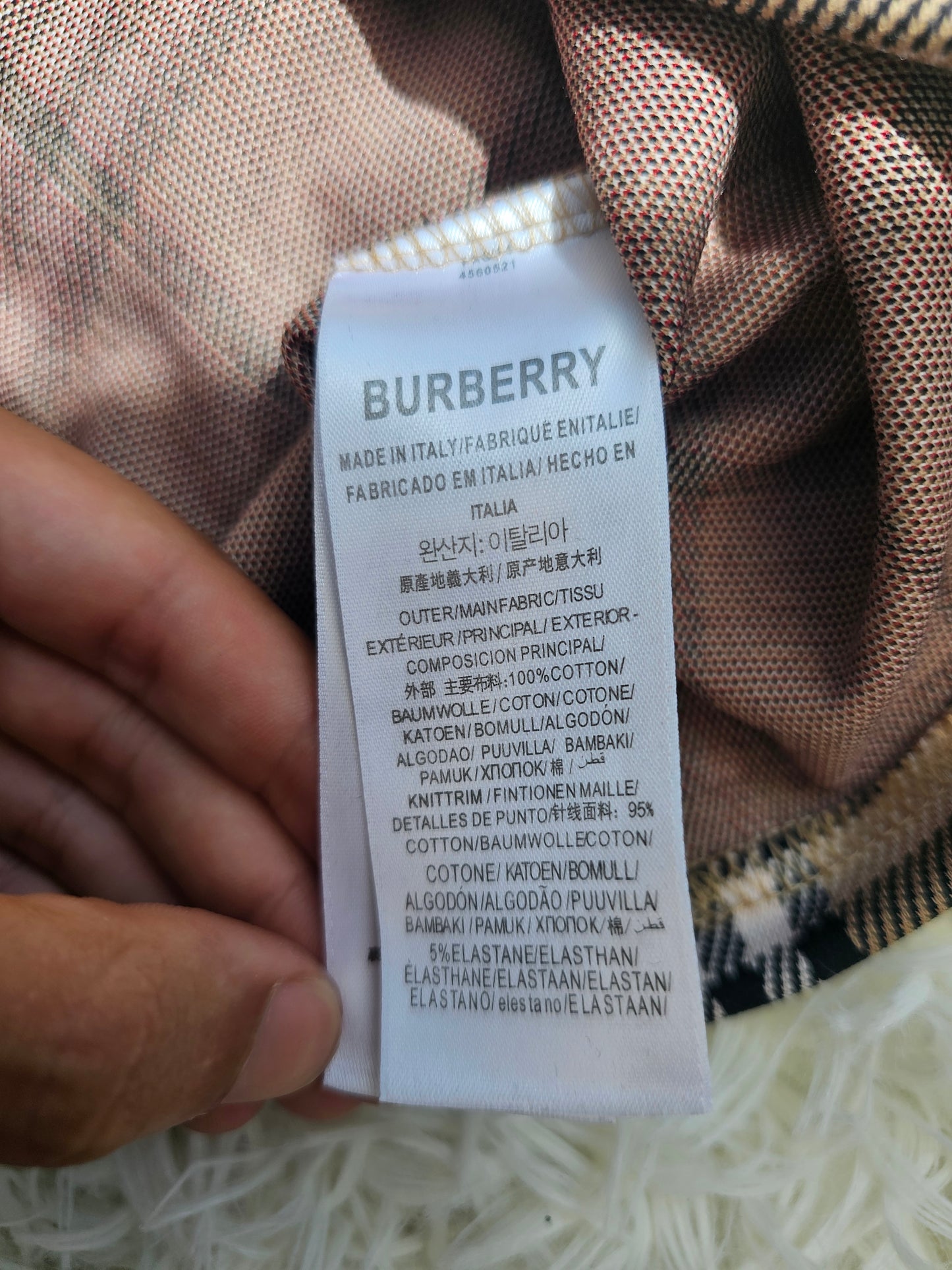 Burb Burgundy Plaid T-shirt