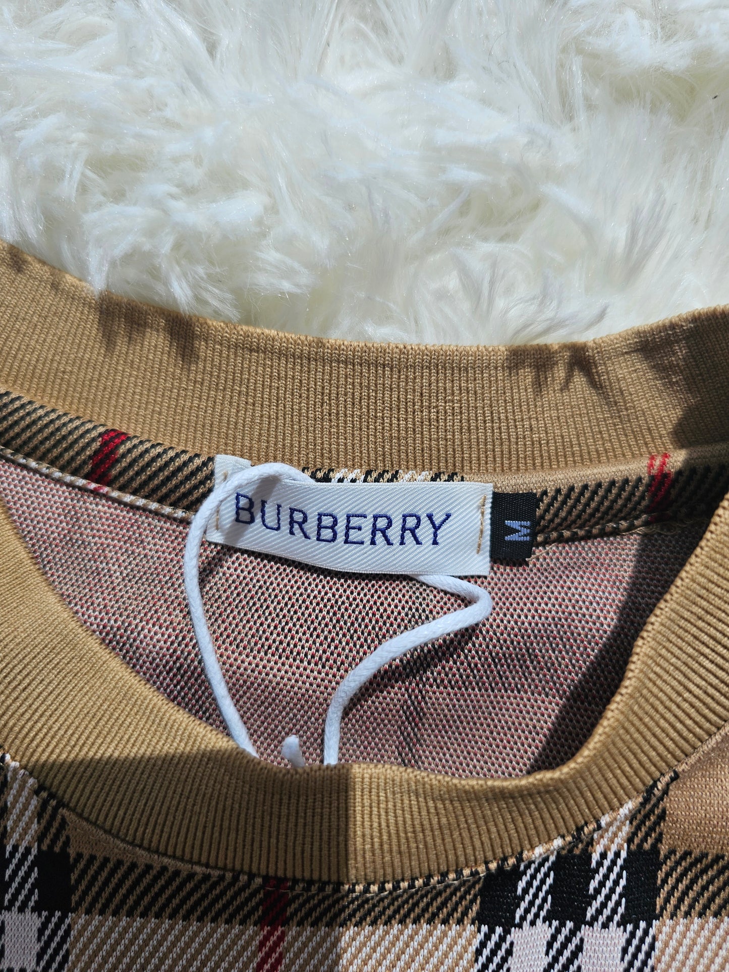 Burb Burgundy Plaid T-shirt