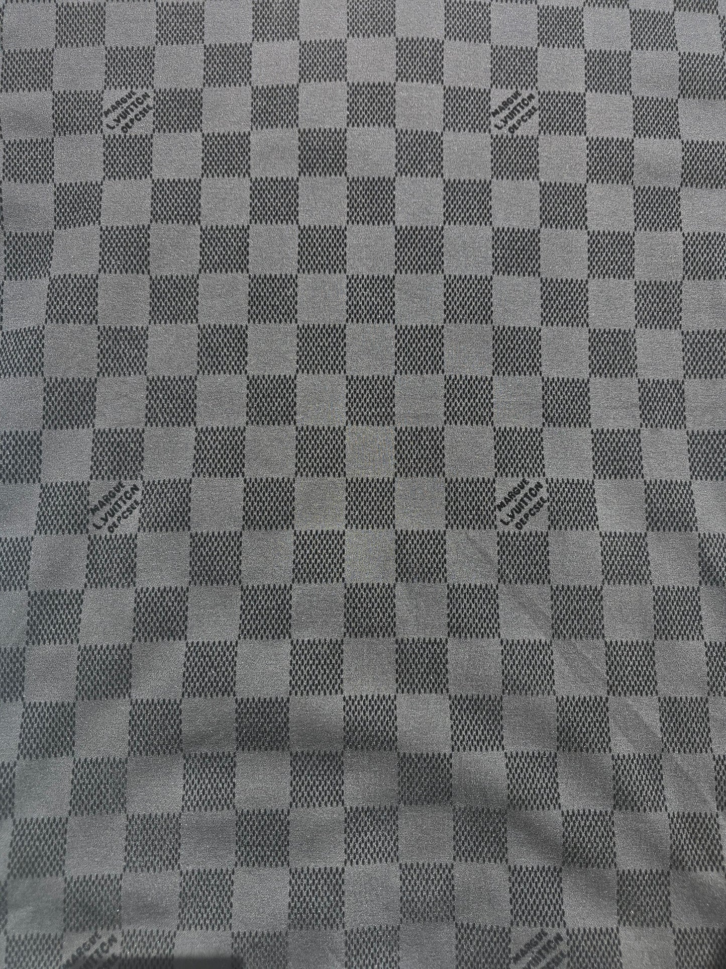 Loui Black Checkered T-Shirt