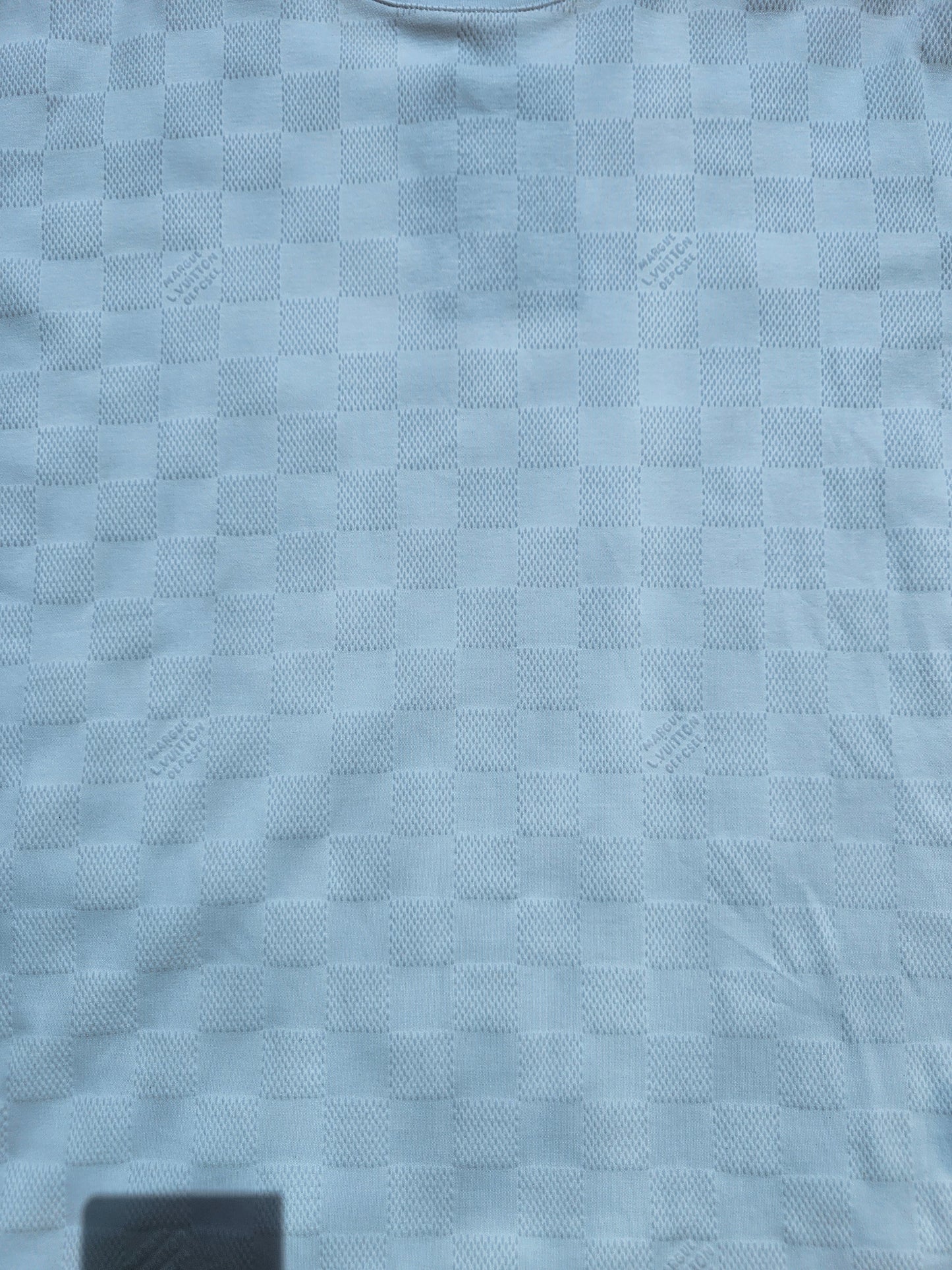 Loui White Checkered T-Shirt