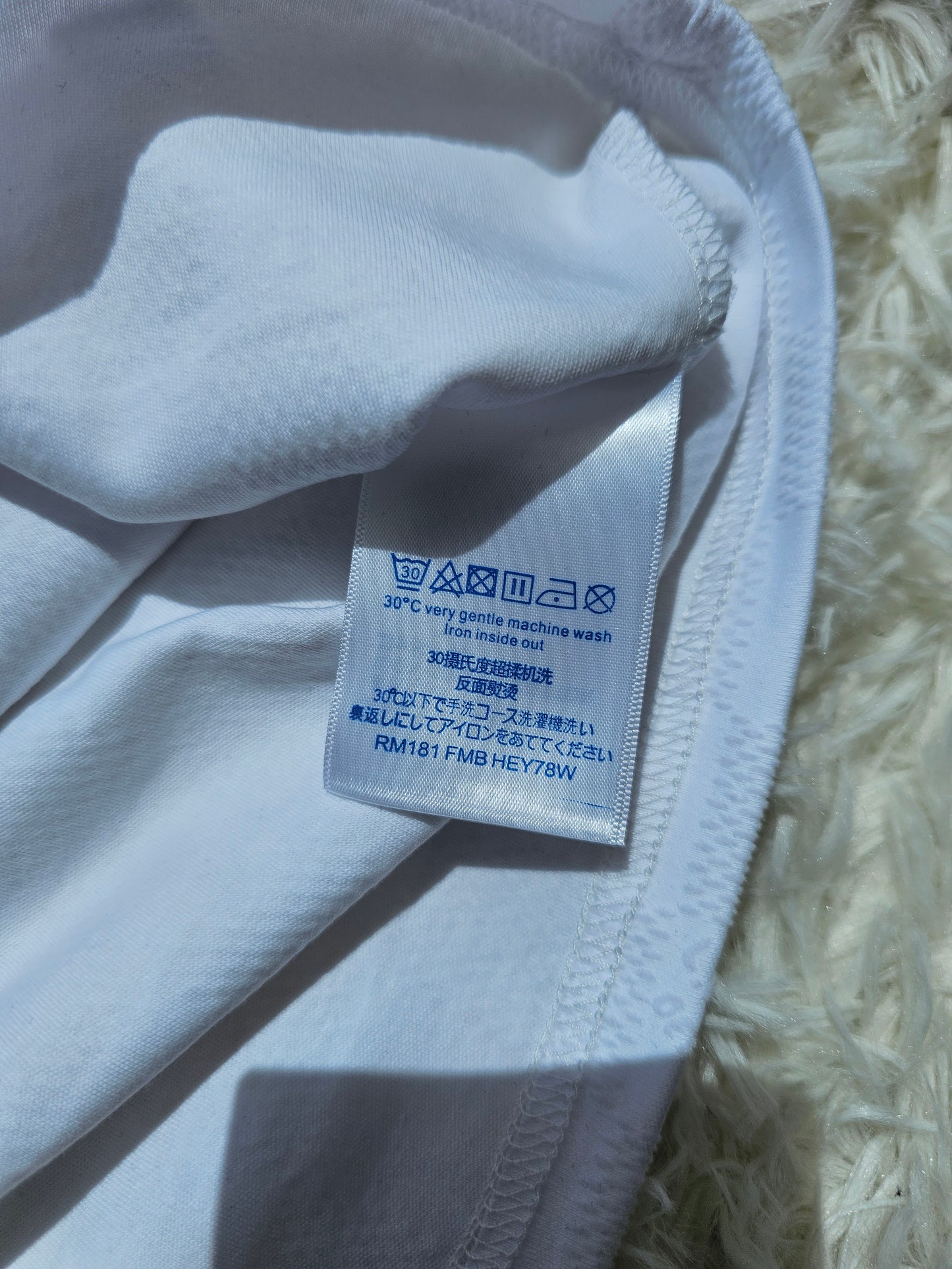 Loui White Checkered T-Shirt
