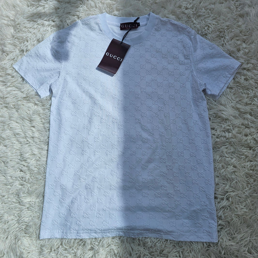 Guc White Logo T-Shirt