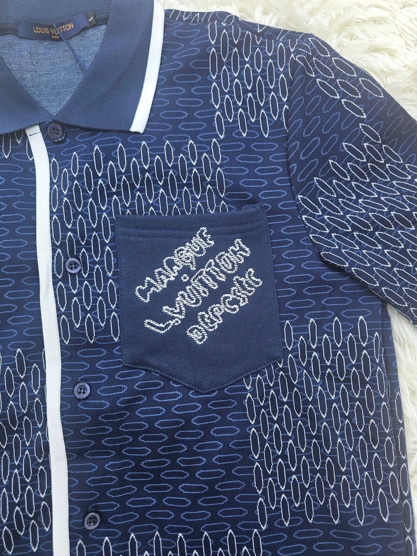 Loui Blue Polo Shirt