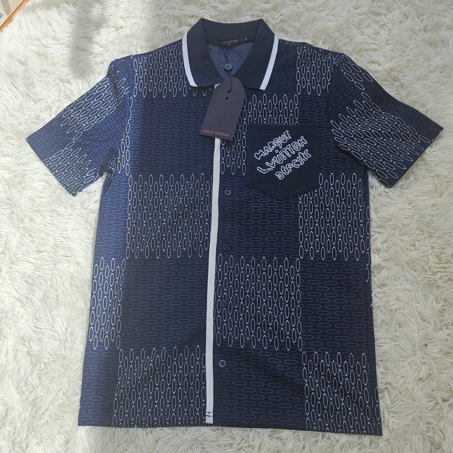 Loui Blue Polo Shirt
