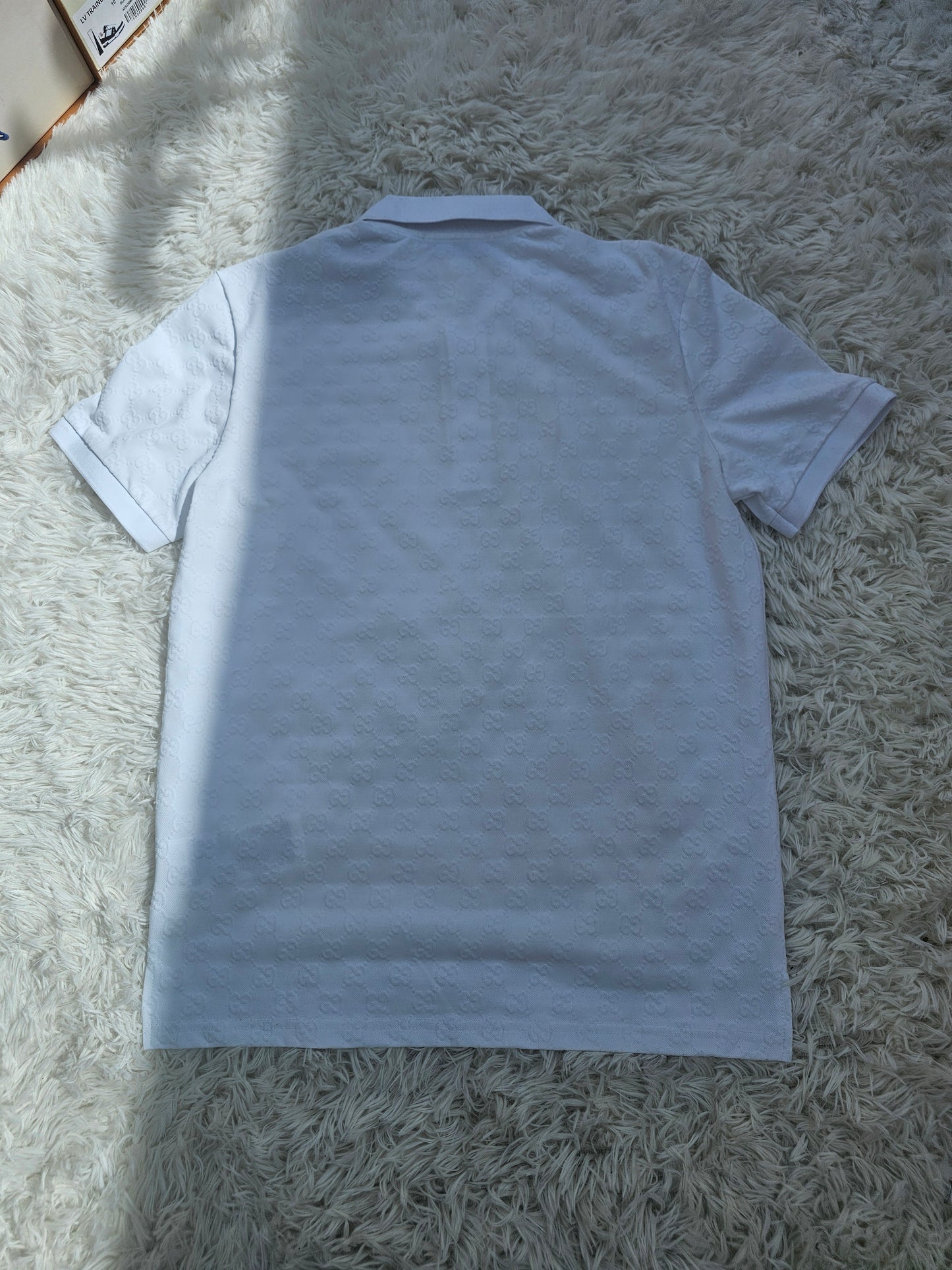 Guc White Polo Shirt