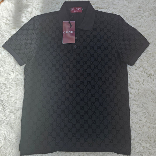 Guc Black Polo Shirt