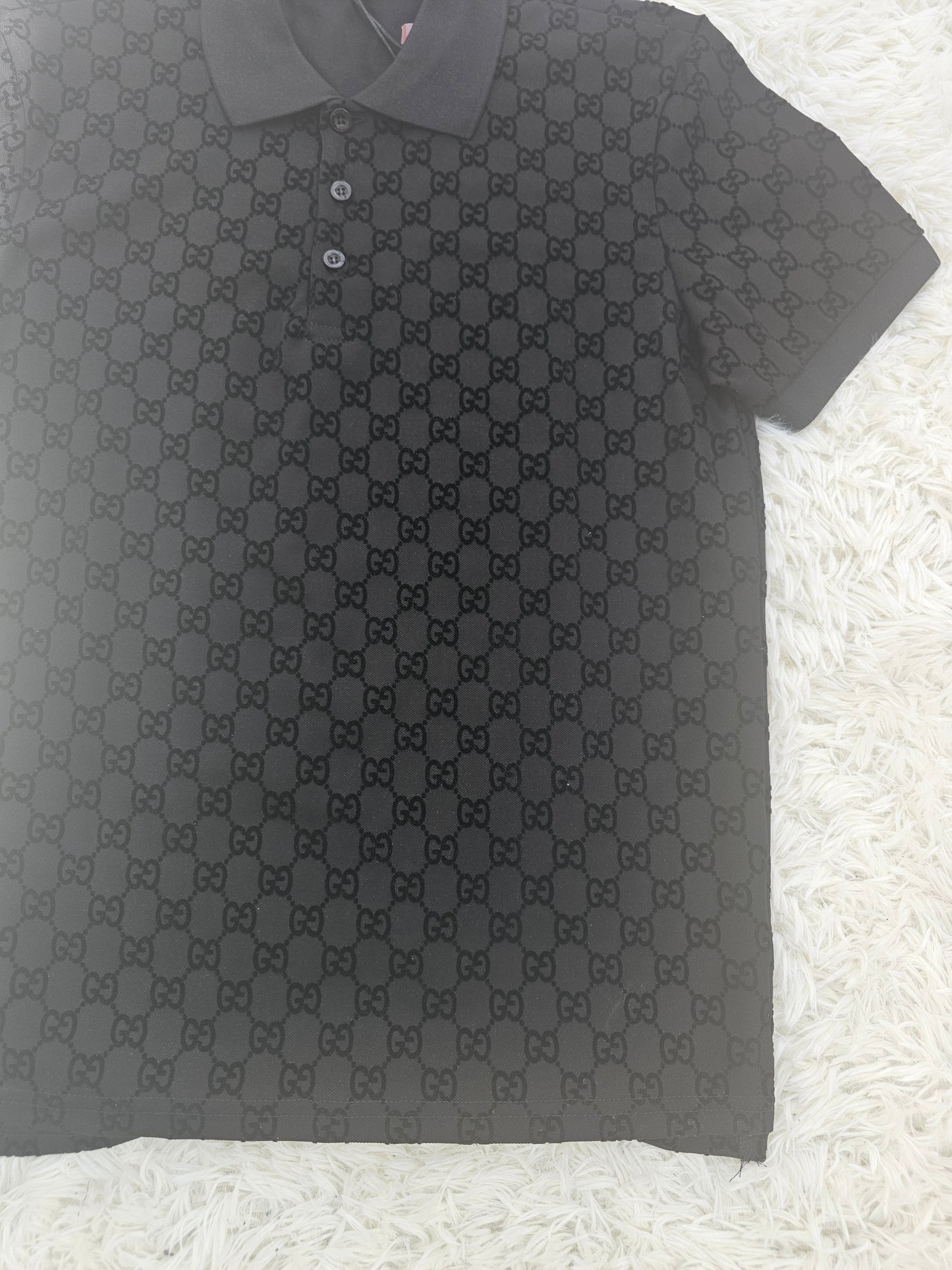 Guc Black Polo Shirt