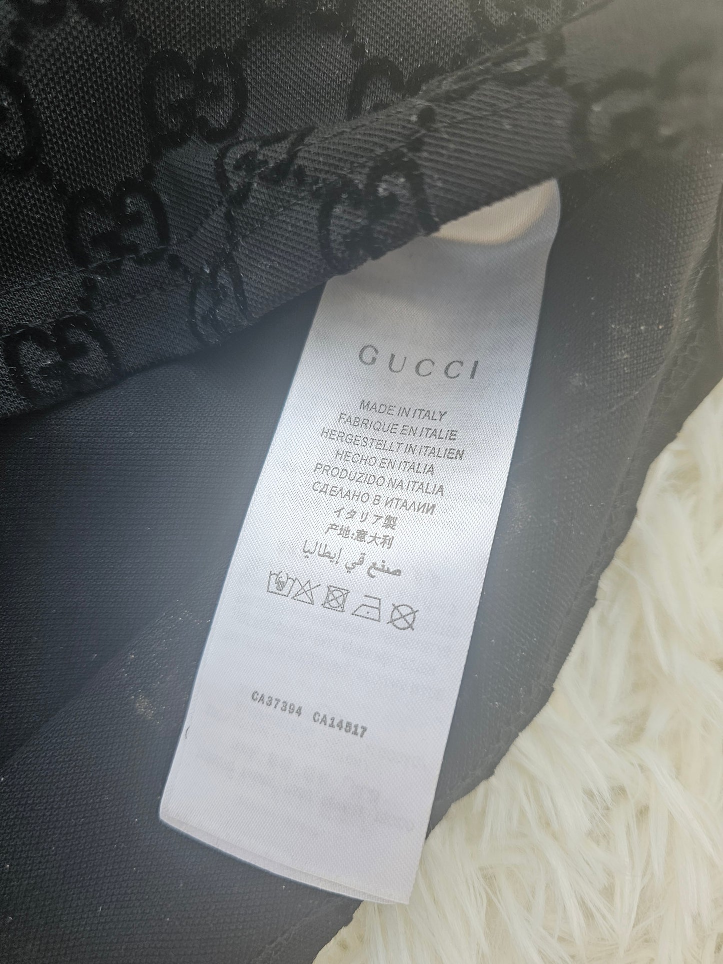 Guc Black Polo Shirt