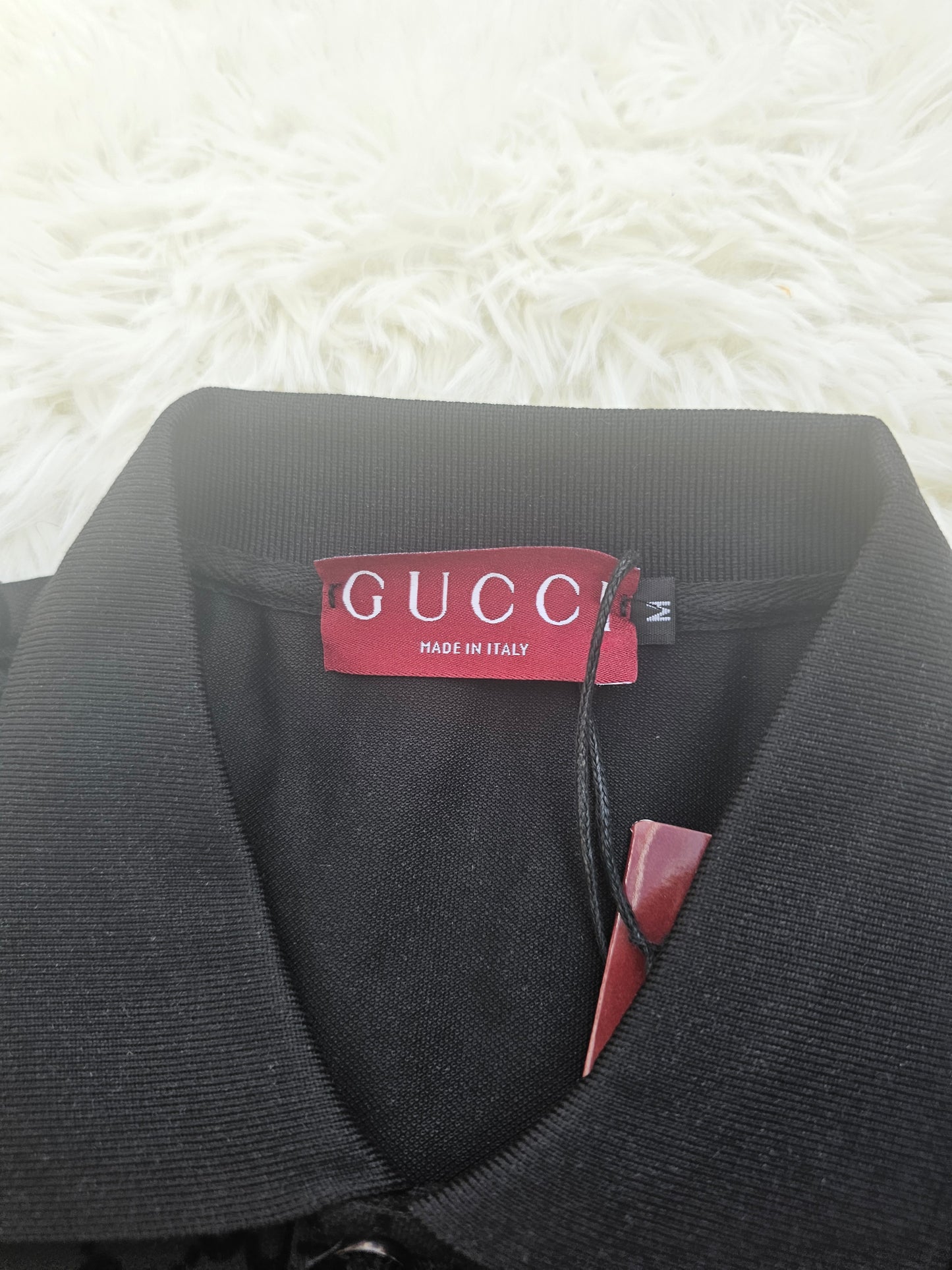 Guc Black Polo Shirt