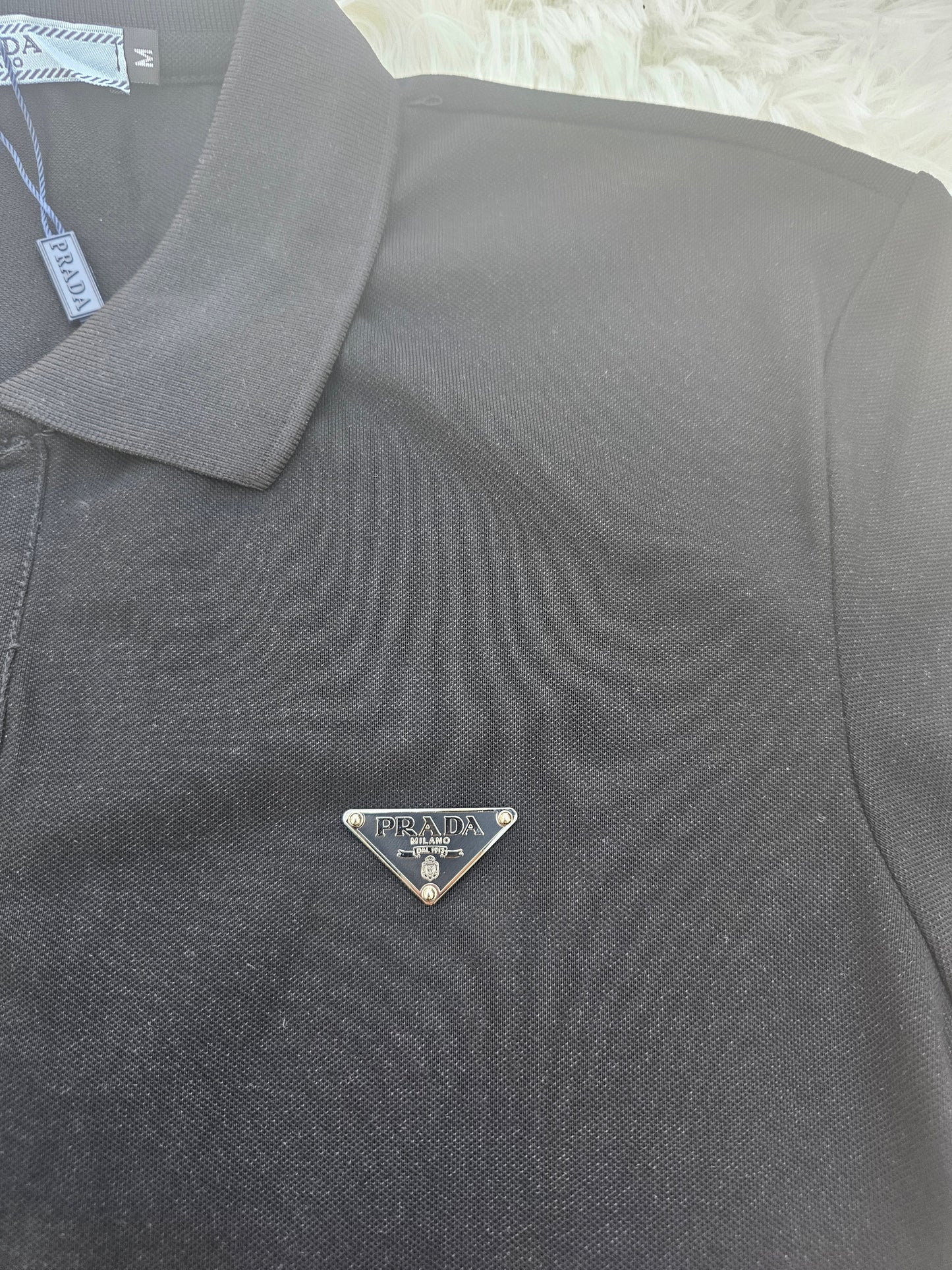 Prad Black Polo Shirt