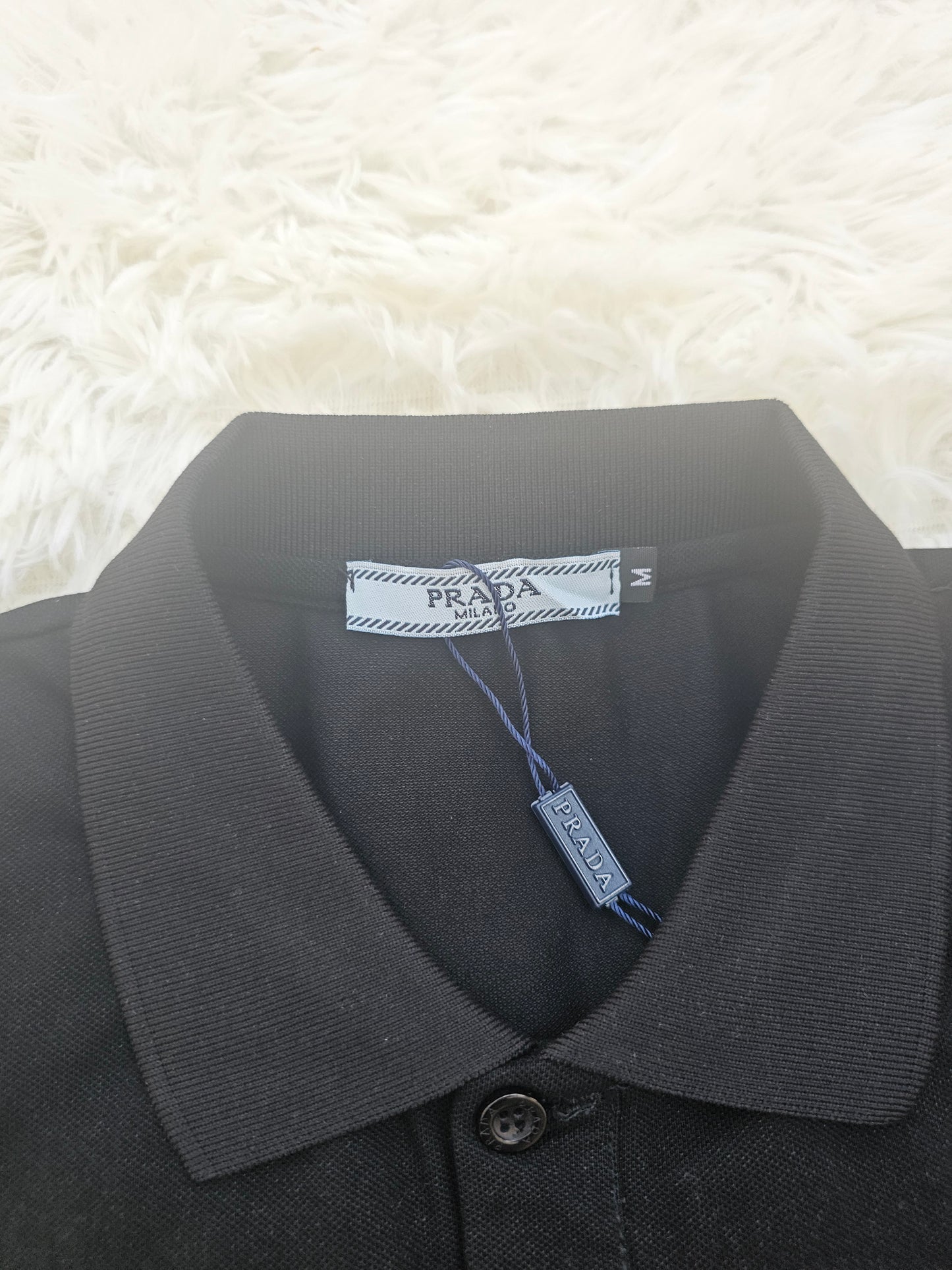 Prad Black Polo Shirt