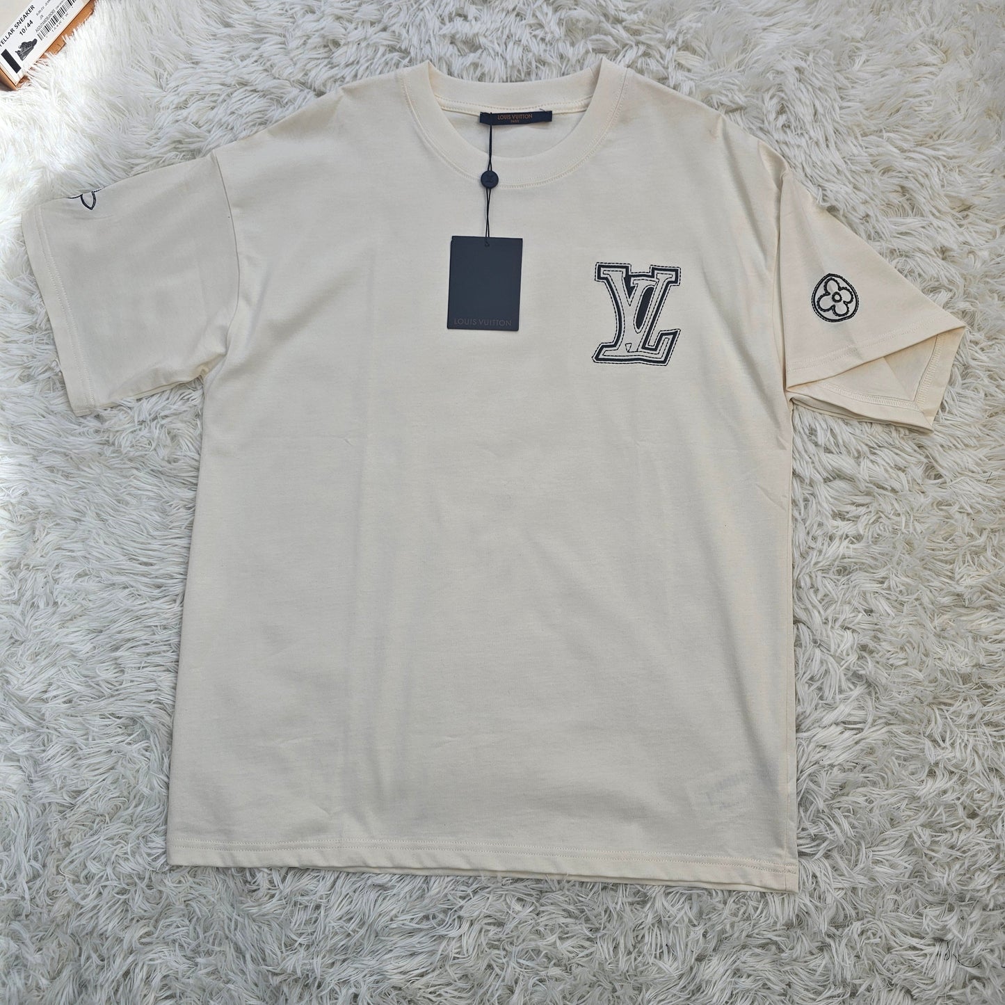 Loui White Oversized Logo T-Shirt