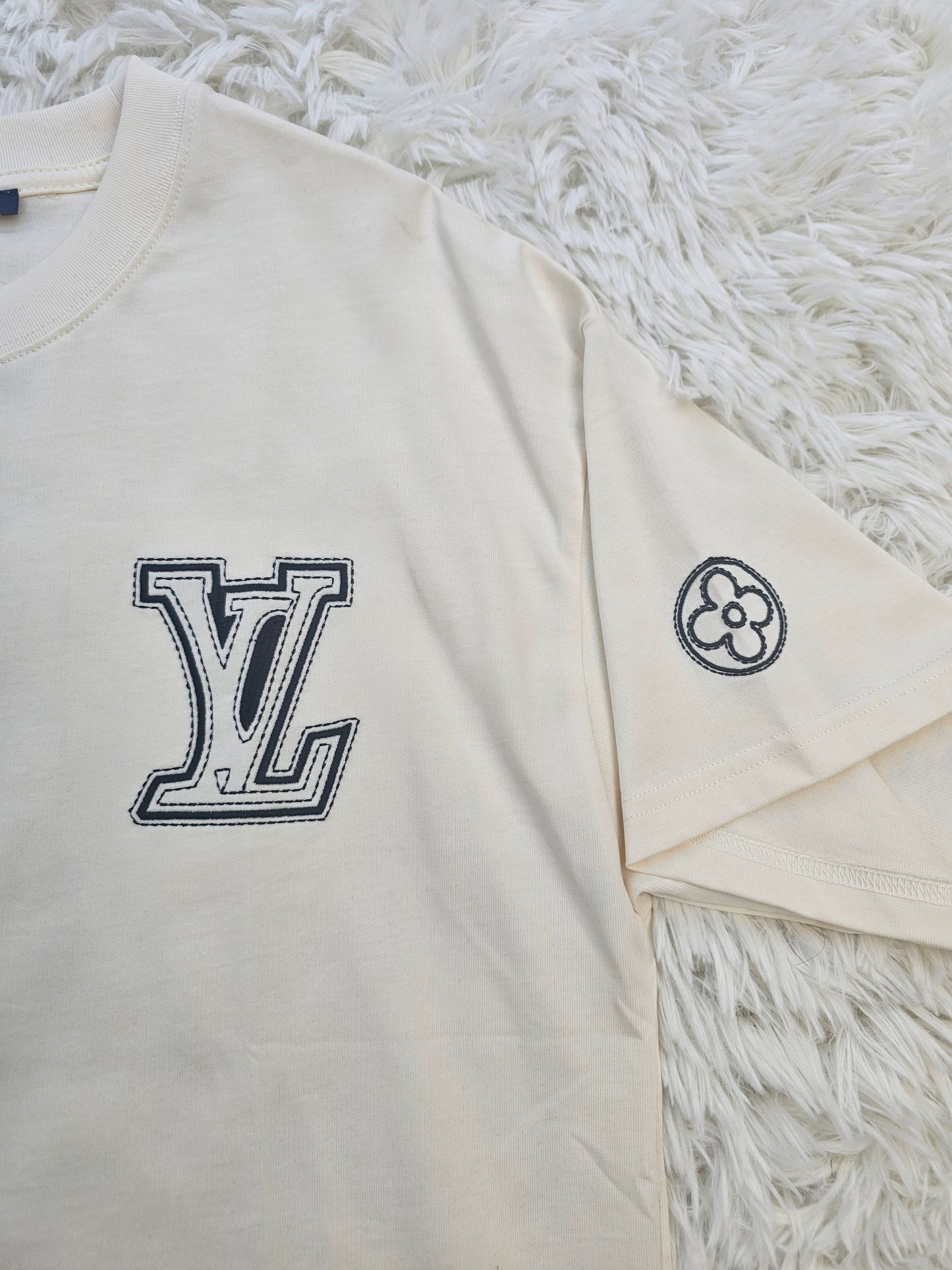 Loui White Oversized Logo T-Shirt