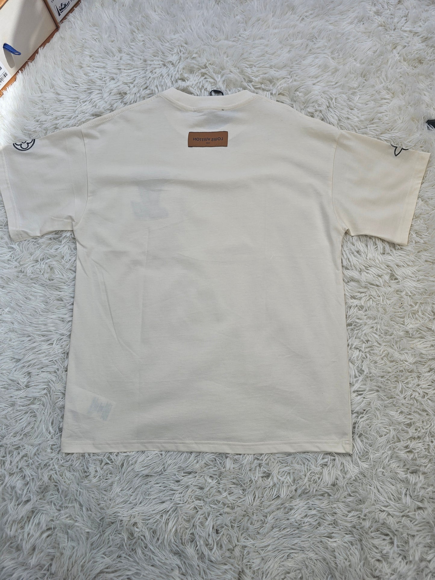 Loui White Oversized Logo T-Shirt