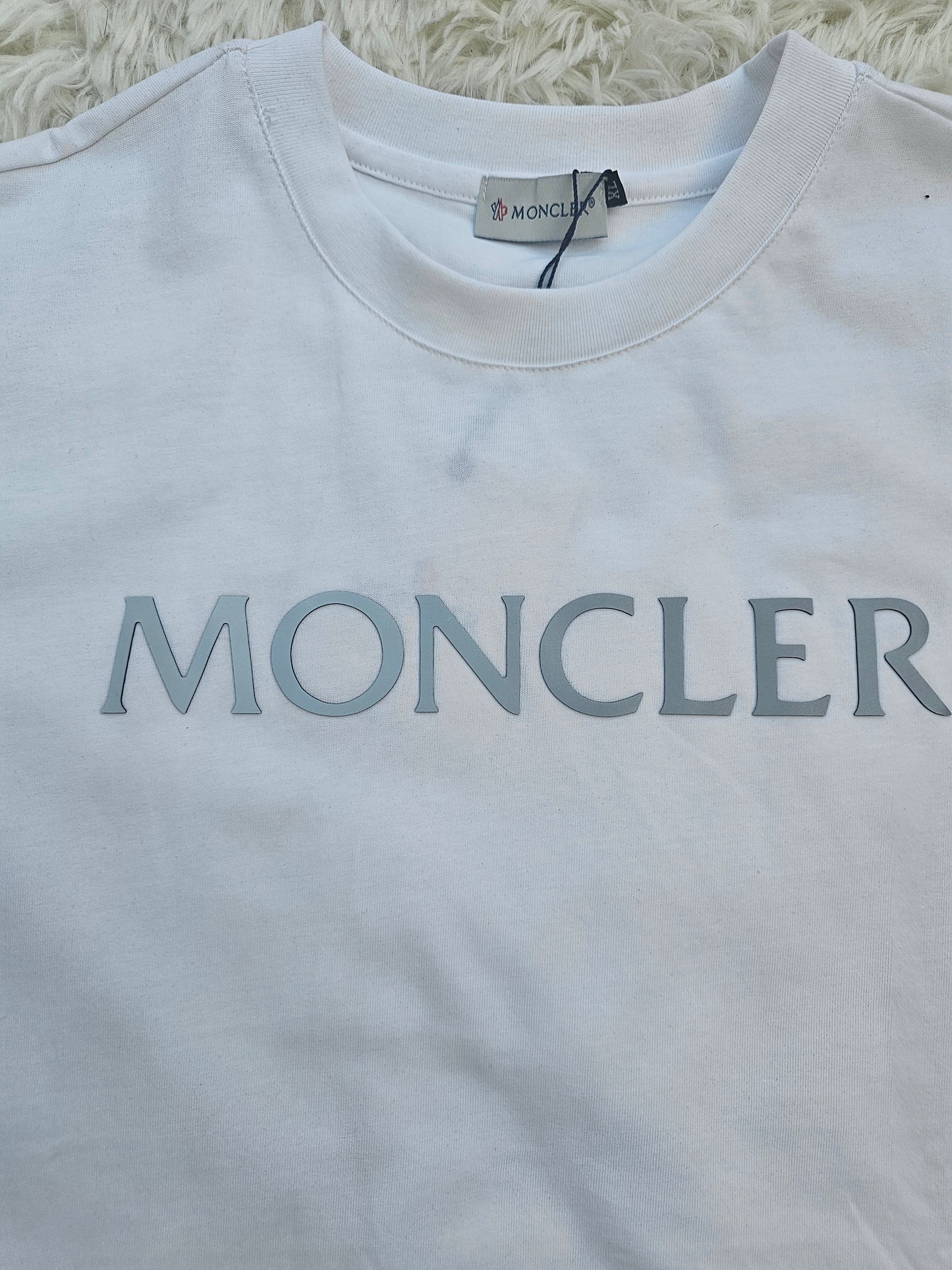 Mon White Oversized Logo T-Shirt