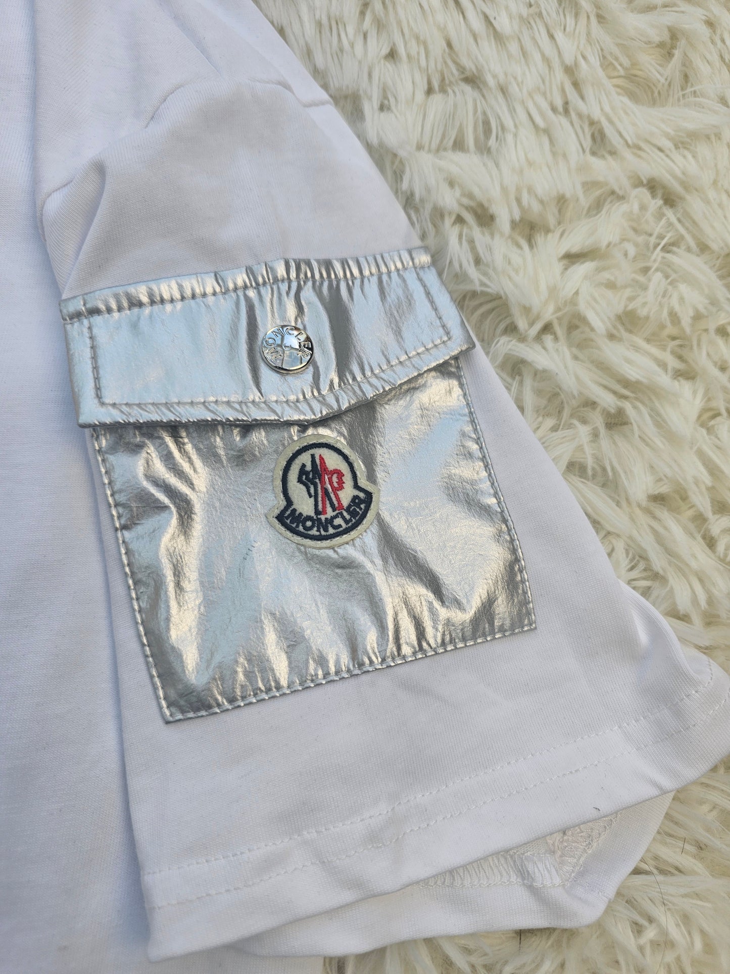 Mon White Oversized Logo T-Shirt